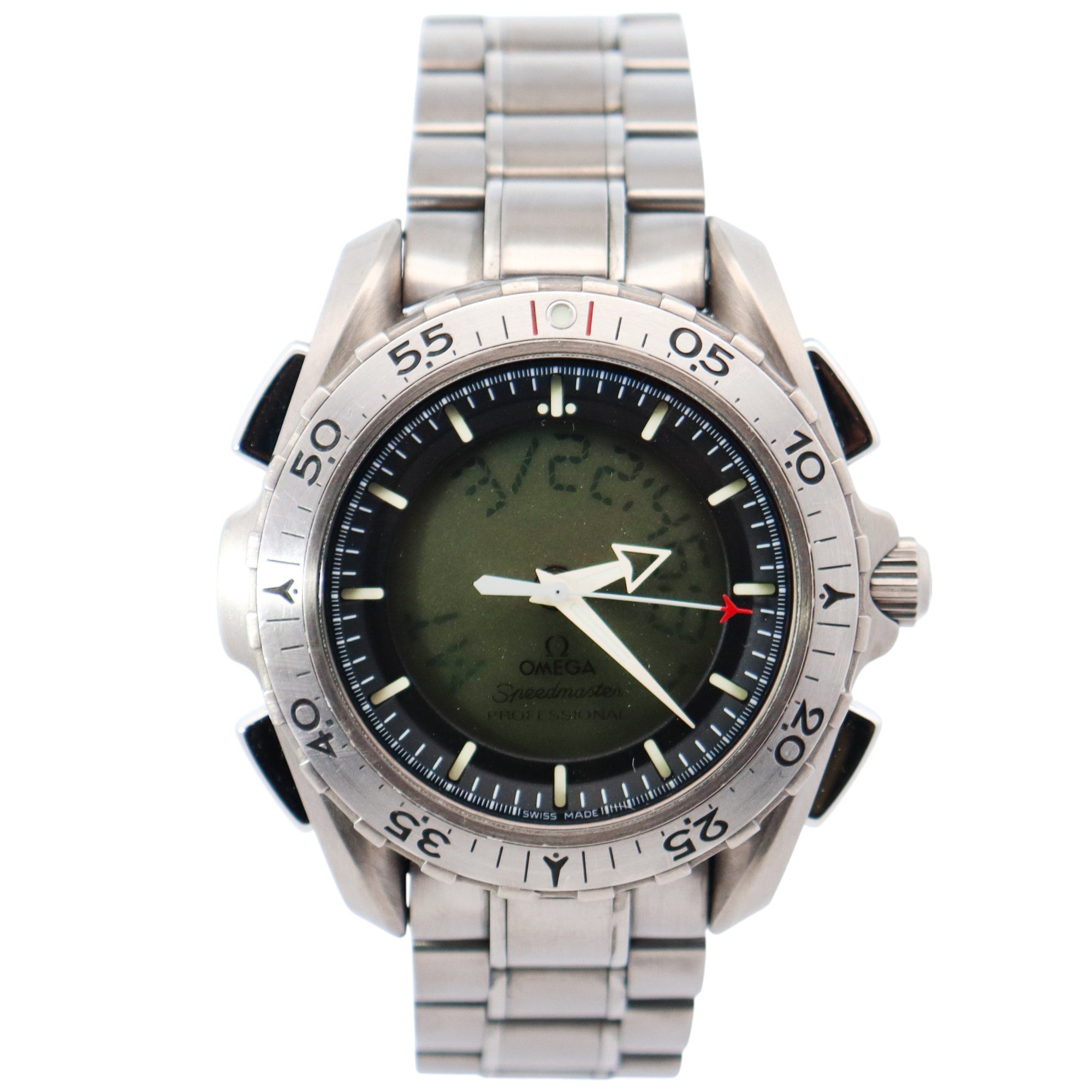 Omega Speedmaster 42mm Digital Dial Watch Ref# 3290.50.00 - Happy Jewelers Fine Jewelry Lifetime Warranty