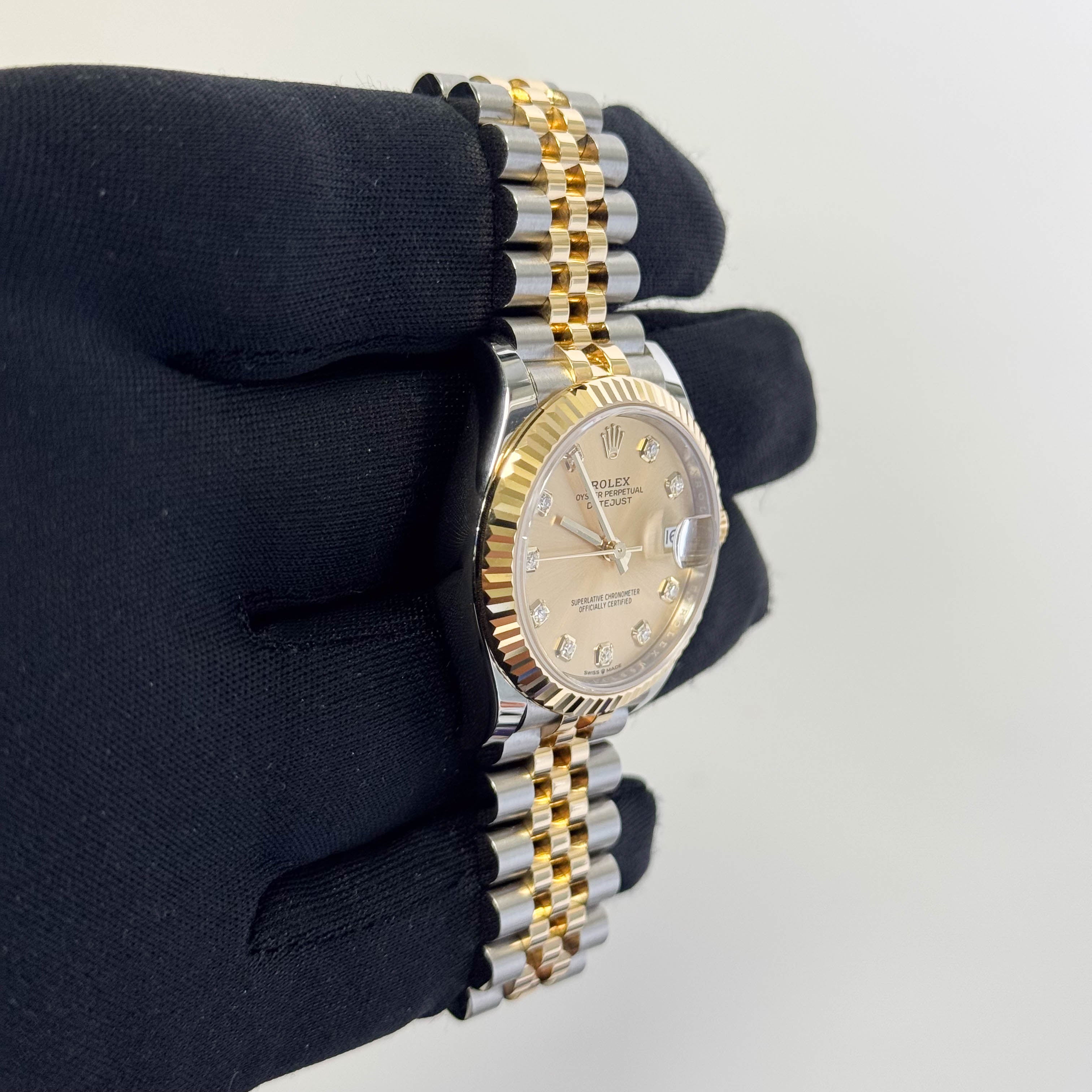 Rolex Datejust 31mm Champagne Dial Watch Ref# 278273 - Happy Jewelers Fine Jewelry Lifetime Warranty