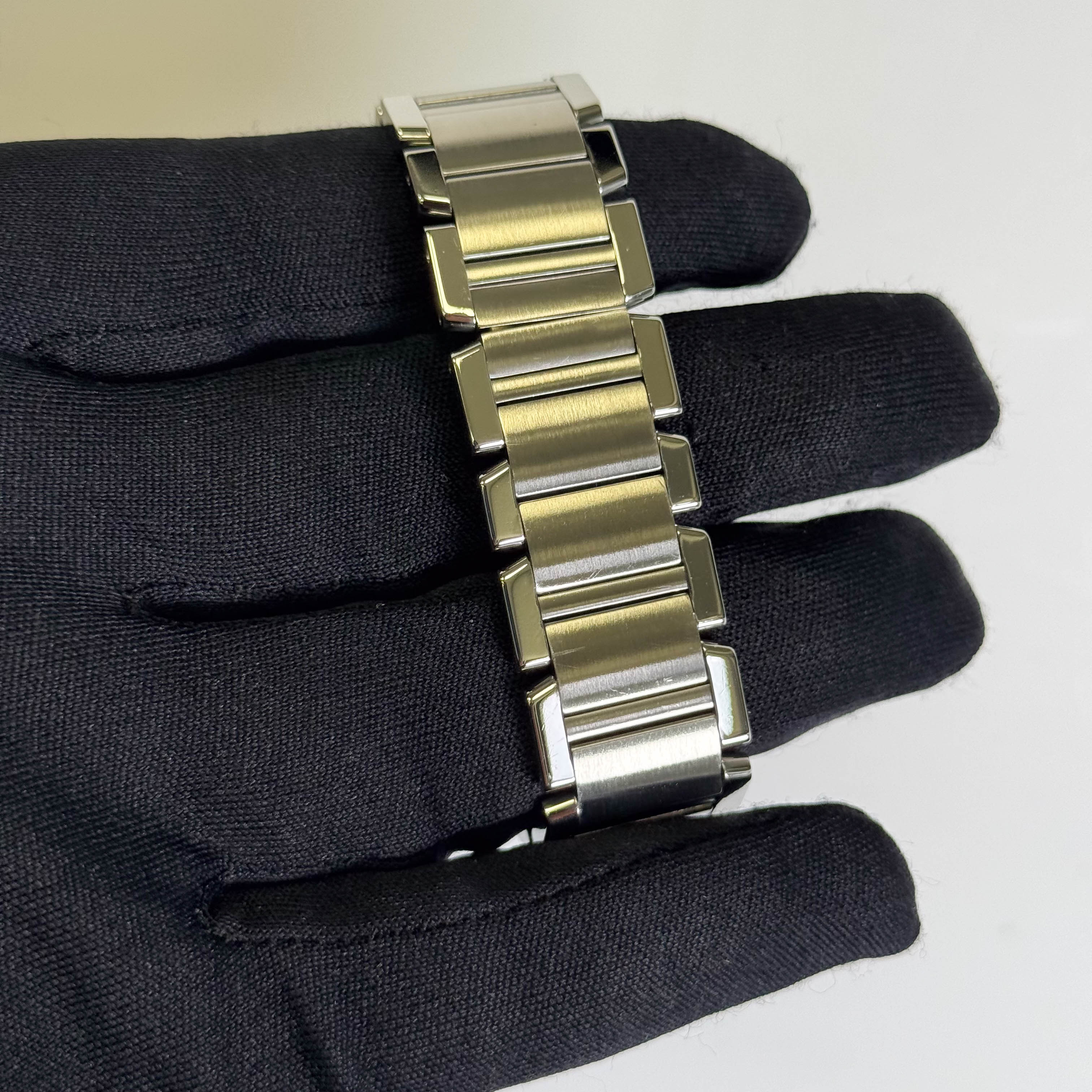 Cartier Tank 28mm White Dial Watch Ref# WA51002Q3