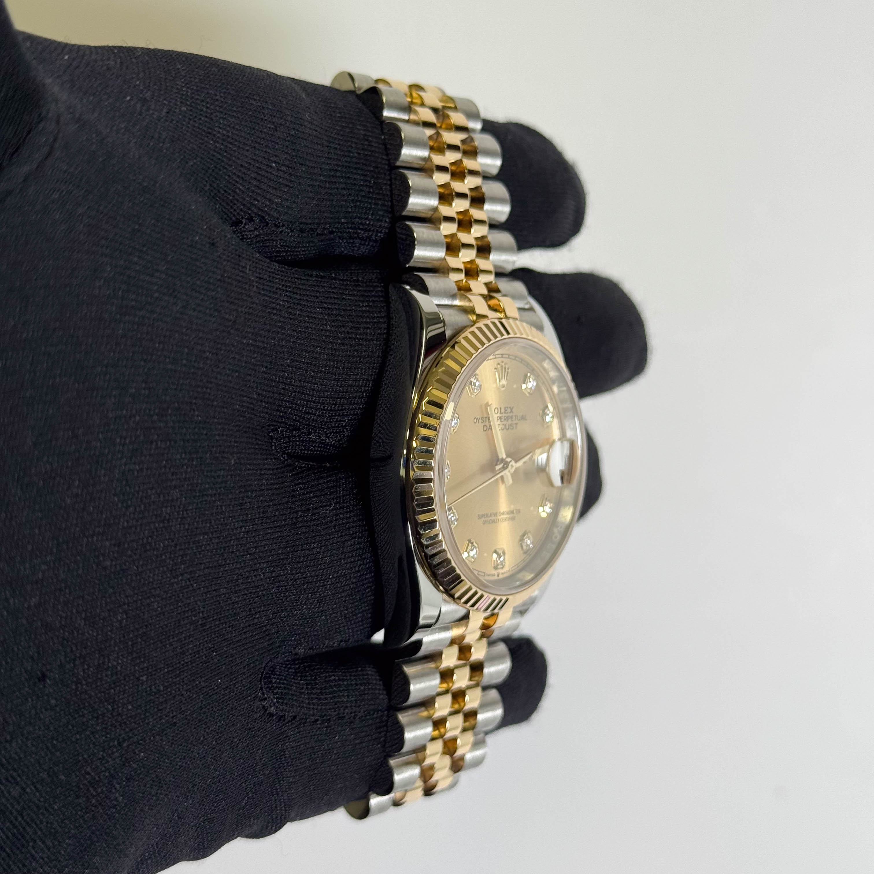 Rolex Datejust 36mm Champagne Dial Watch Ref# 126233