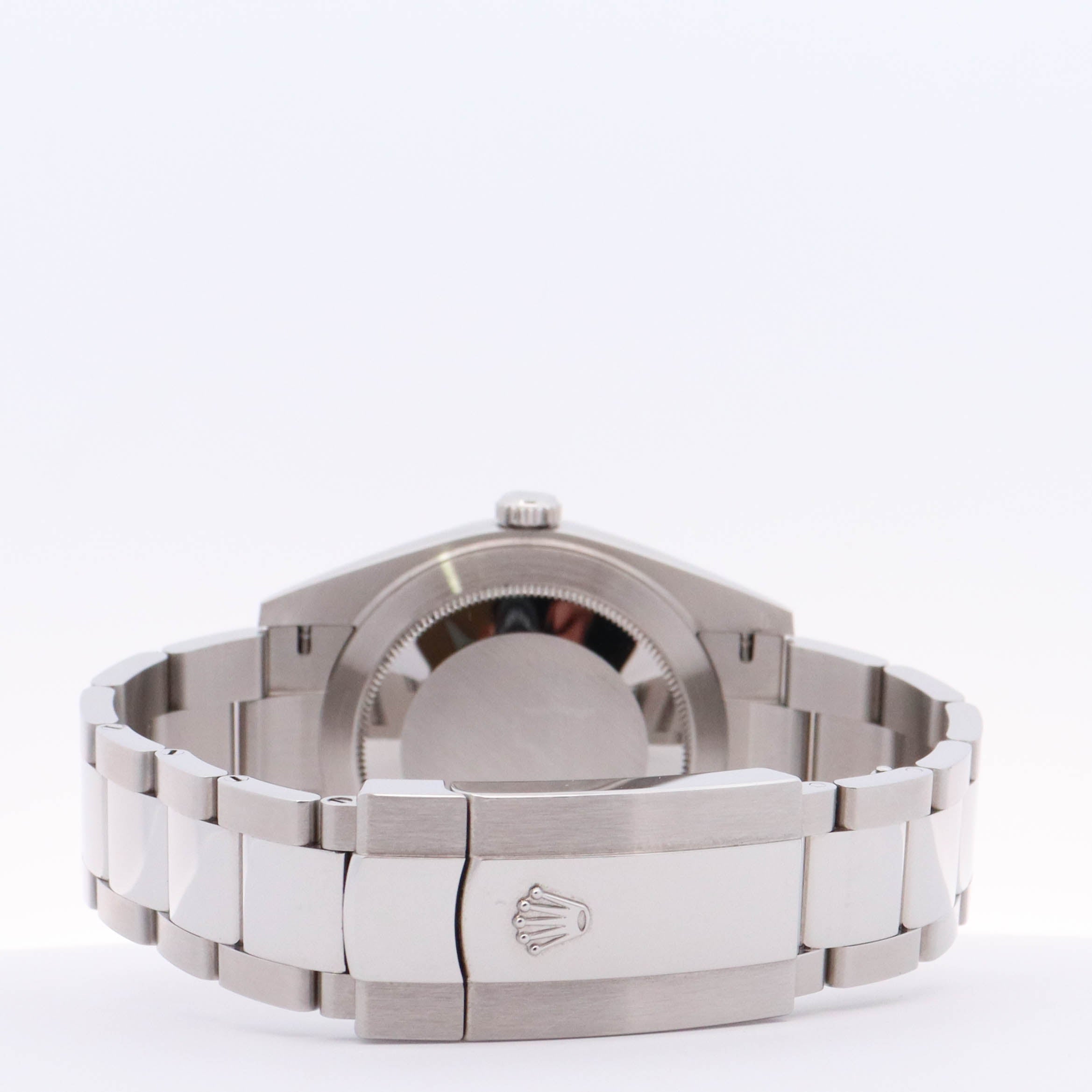 Rolex Datejust 41mm Stainless Steel Black Stick Dial Watch Reference#: 126334 - Happy Jewelers Fine Jewelry Lifetime Warranty