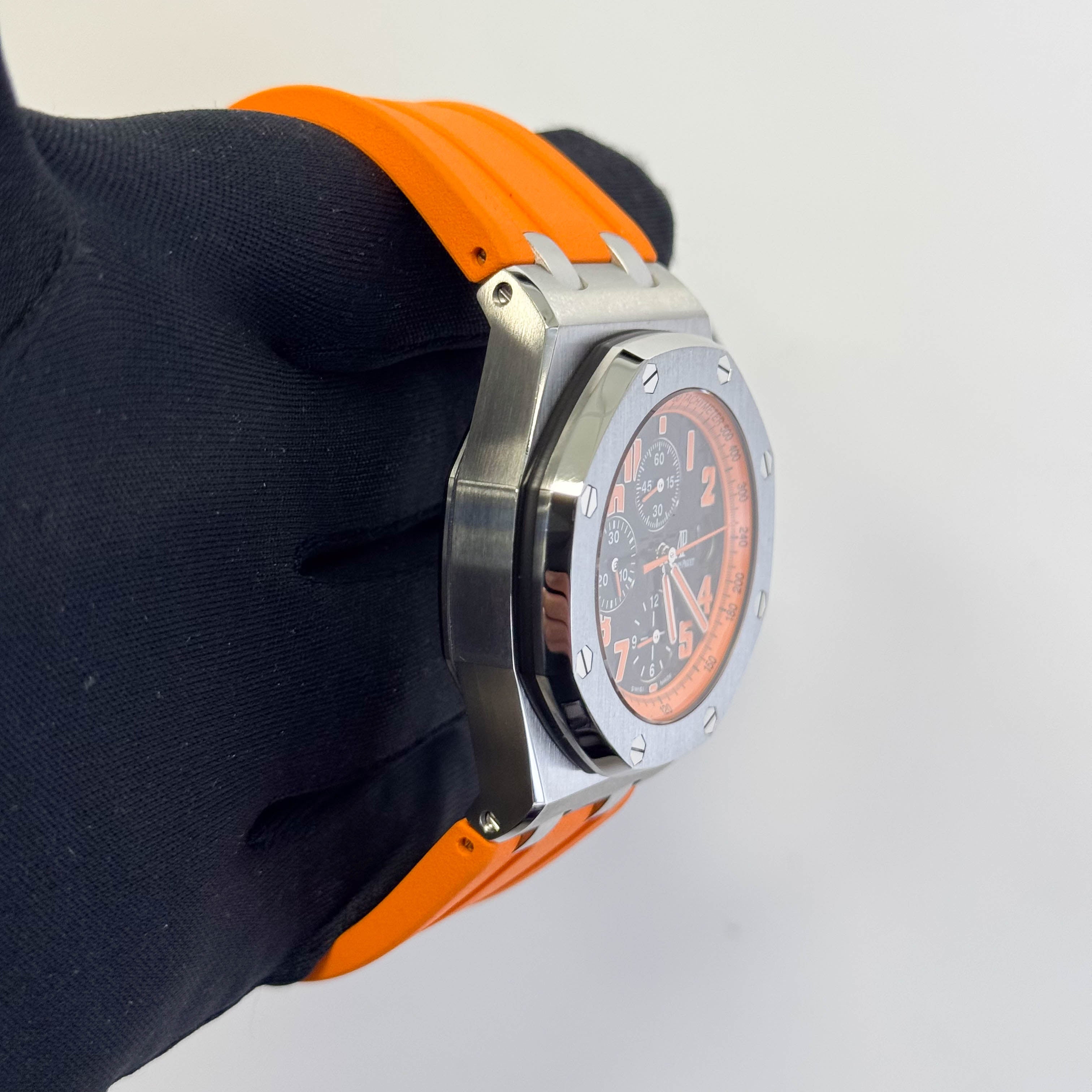 Audemars Piguet Royal Oak 42mm Black Dial Watch Ref# 26170ST.OO.D101CR.01 - Happy Jewelers Fine Jewelry Lifetime Warranty