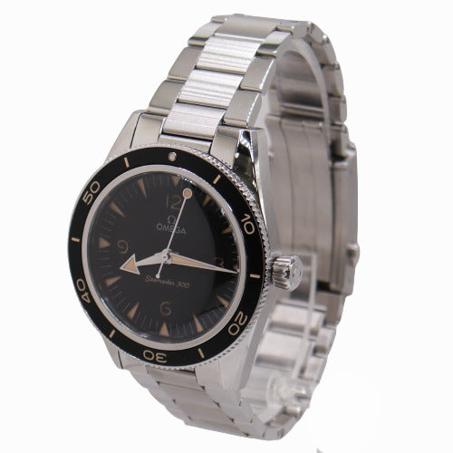Omega Men's Seamaster Stainless Steel 41mm Black Dial Watch Reference #234.30.40.20.01.001 - Happy Jewelers Fine Jewelry Lifetime Warranty