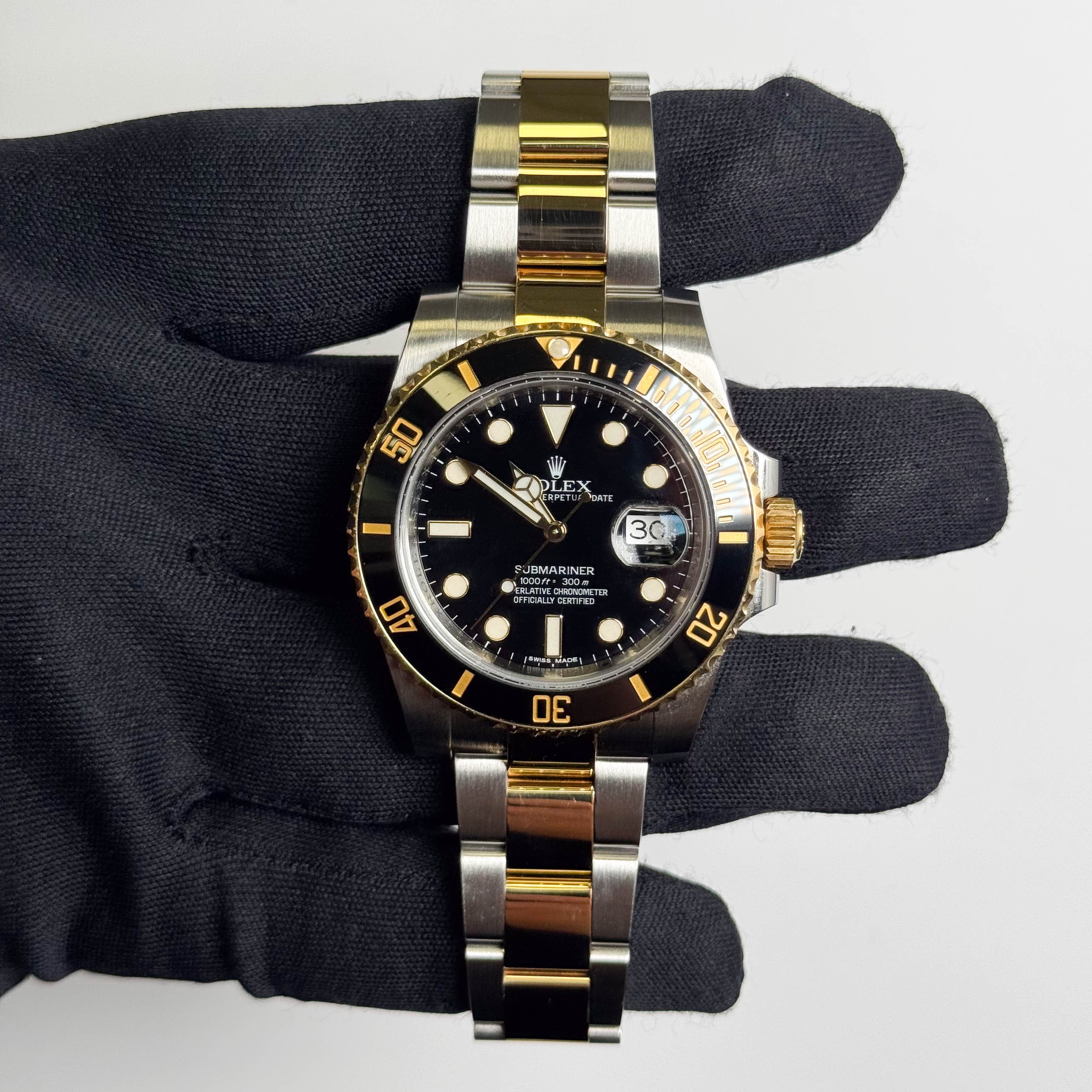 Rolex Submariner 40mm Black Dial Watch Ref# 116613LN - Happy Jewelers Fine Jewelry Lifetime Warranty