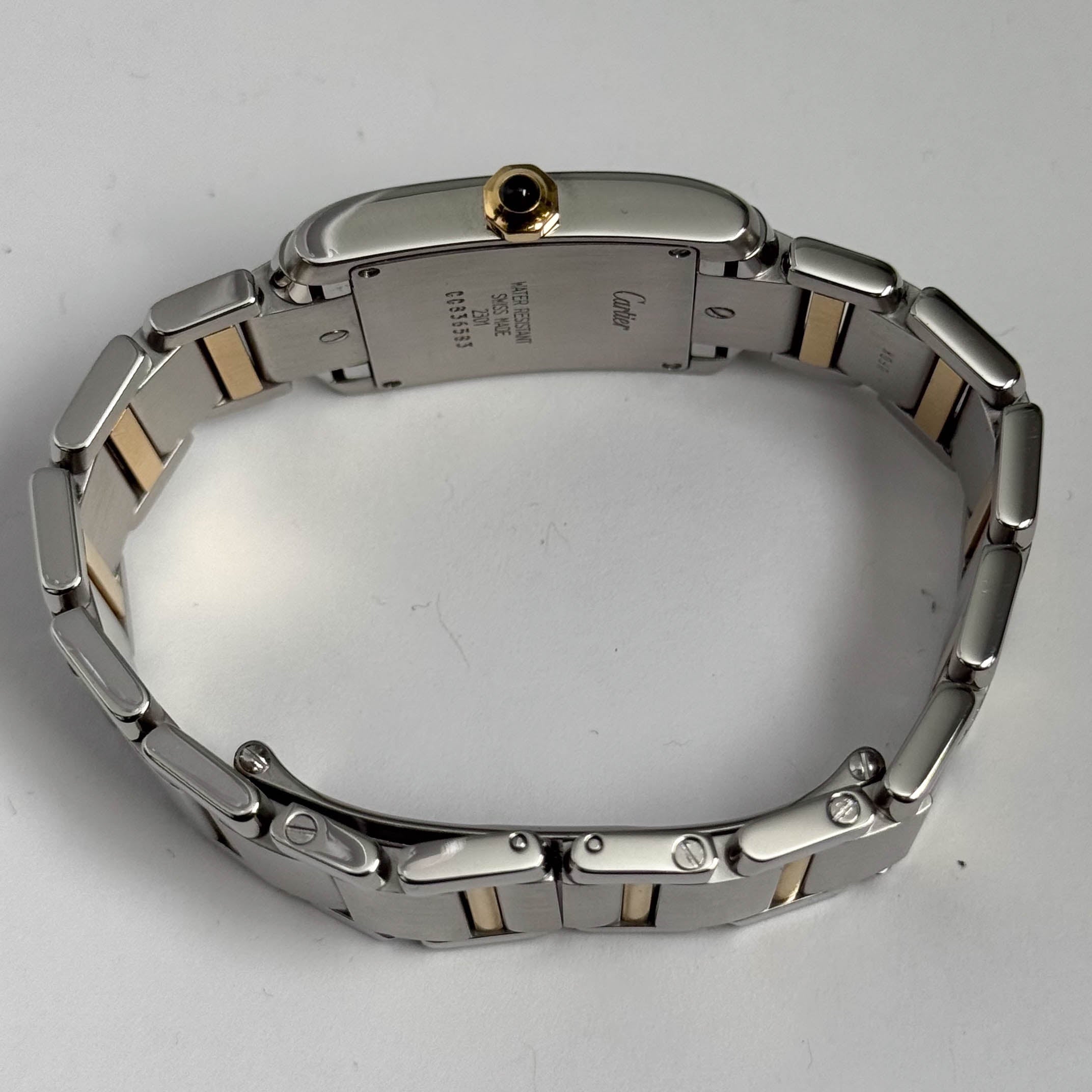 Cartier Tank 25mm White Dial Watch Ref# W51006Q4