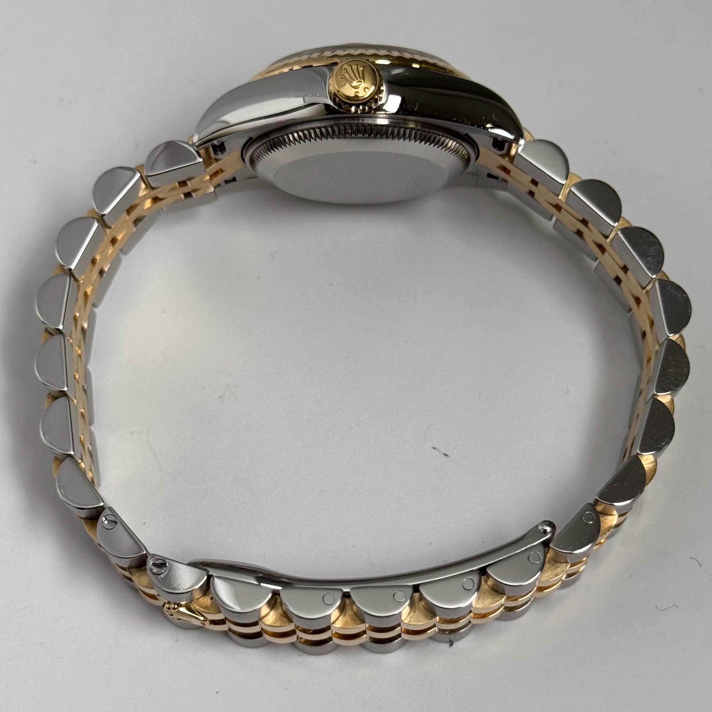 Rolex Lady Datejust 26mm MOP Diamond Dial Watch Ref# 179173 - Happy Jewelers Fine Jewelry Lifetime Warranty
