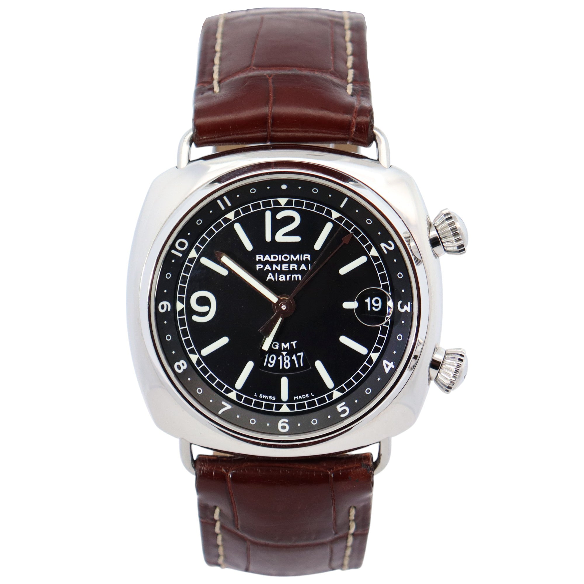 Panerai Radiomir 42mm Black Dial Watch Ref# PAM00355 - Happy Jewelers Fine Jewelry Lifetime Warranty