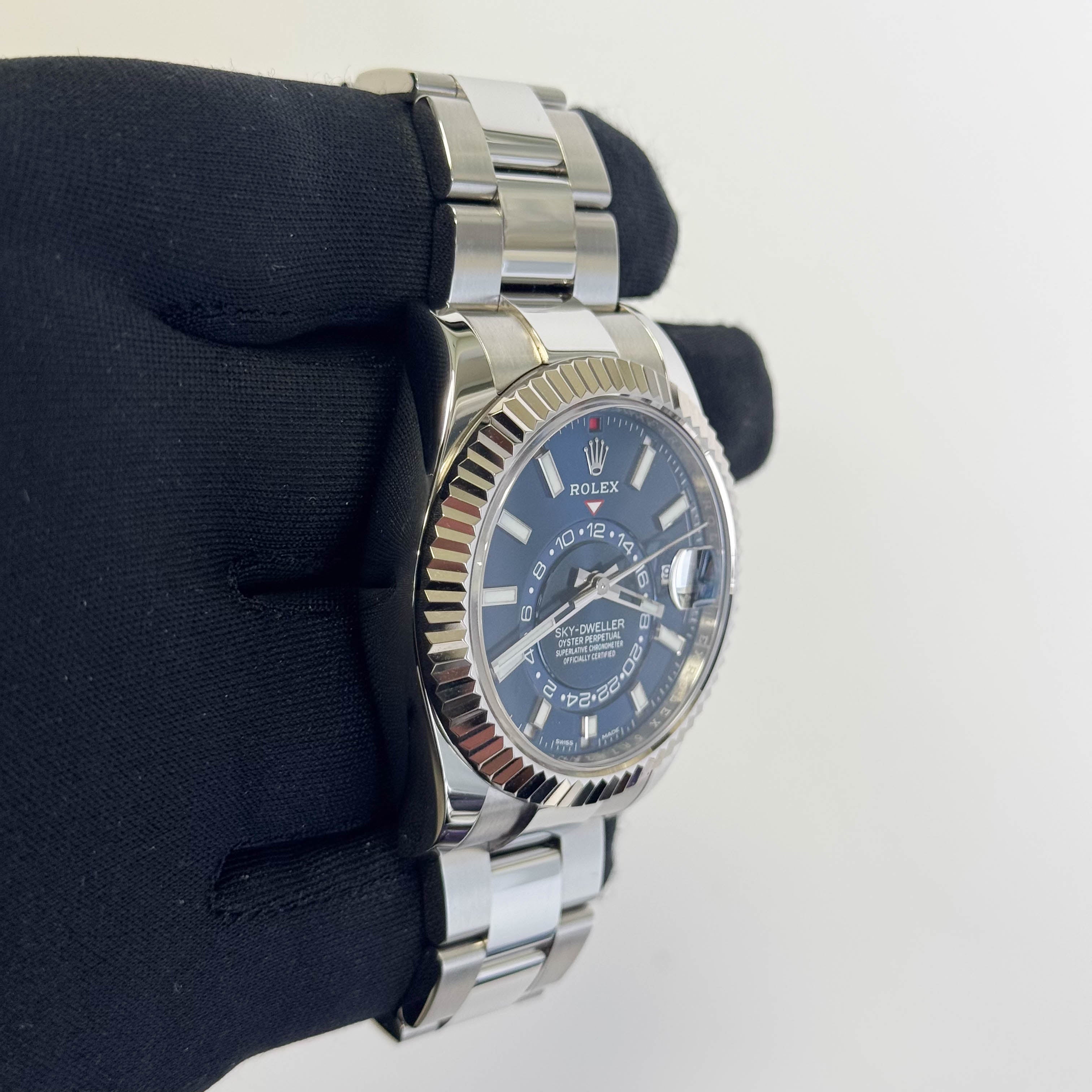 Rolex Sky-Dweller 42 mm Blue Dial Watch Ref# 326934 - Happy Jewelers Fine Jewelry Lifetime Warranty
