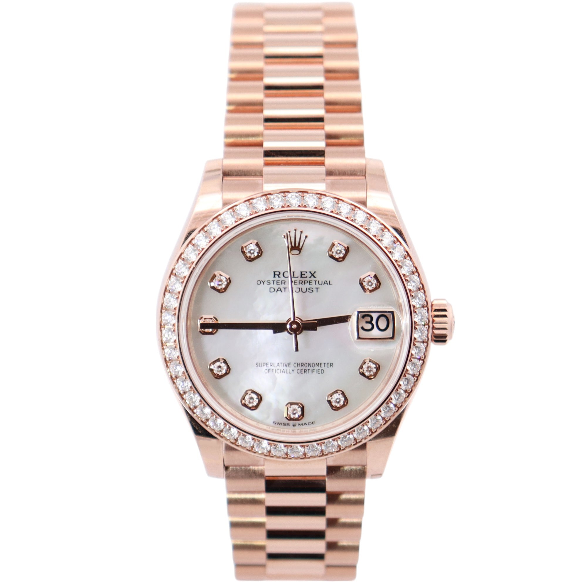 Rolex Datejust 31mm MOP Dial Watch Ref# 278285RBR - Happy Jewelers Fine Jewelry Lifetime Warranty