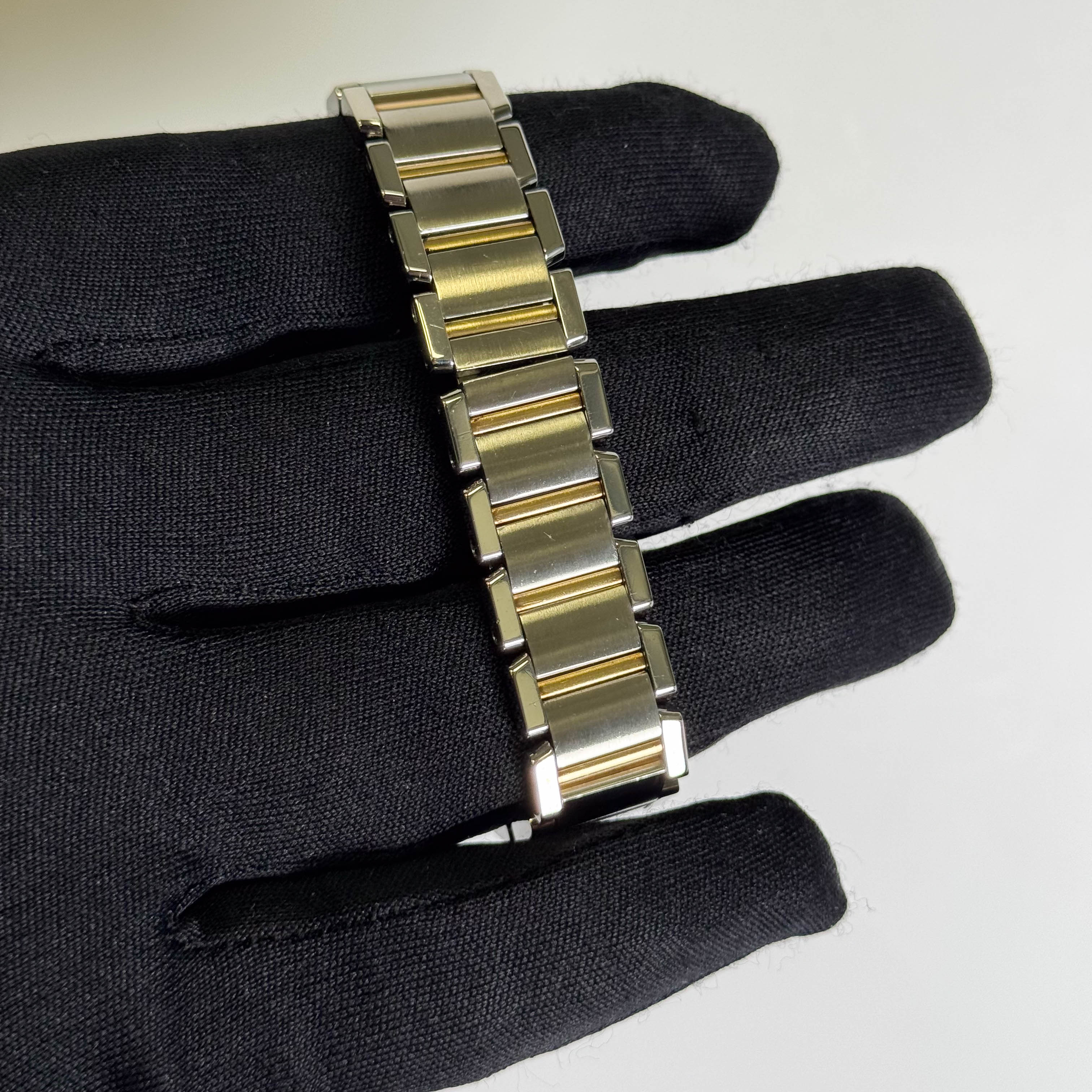 Cartier Tank 20mm White Dial Watch Ref# W51007Q4