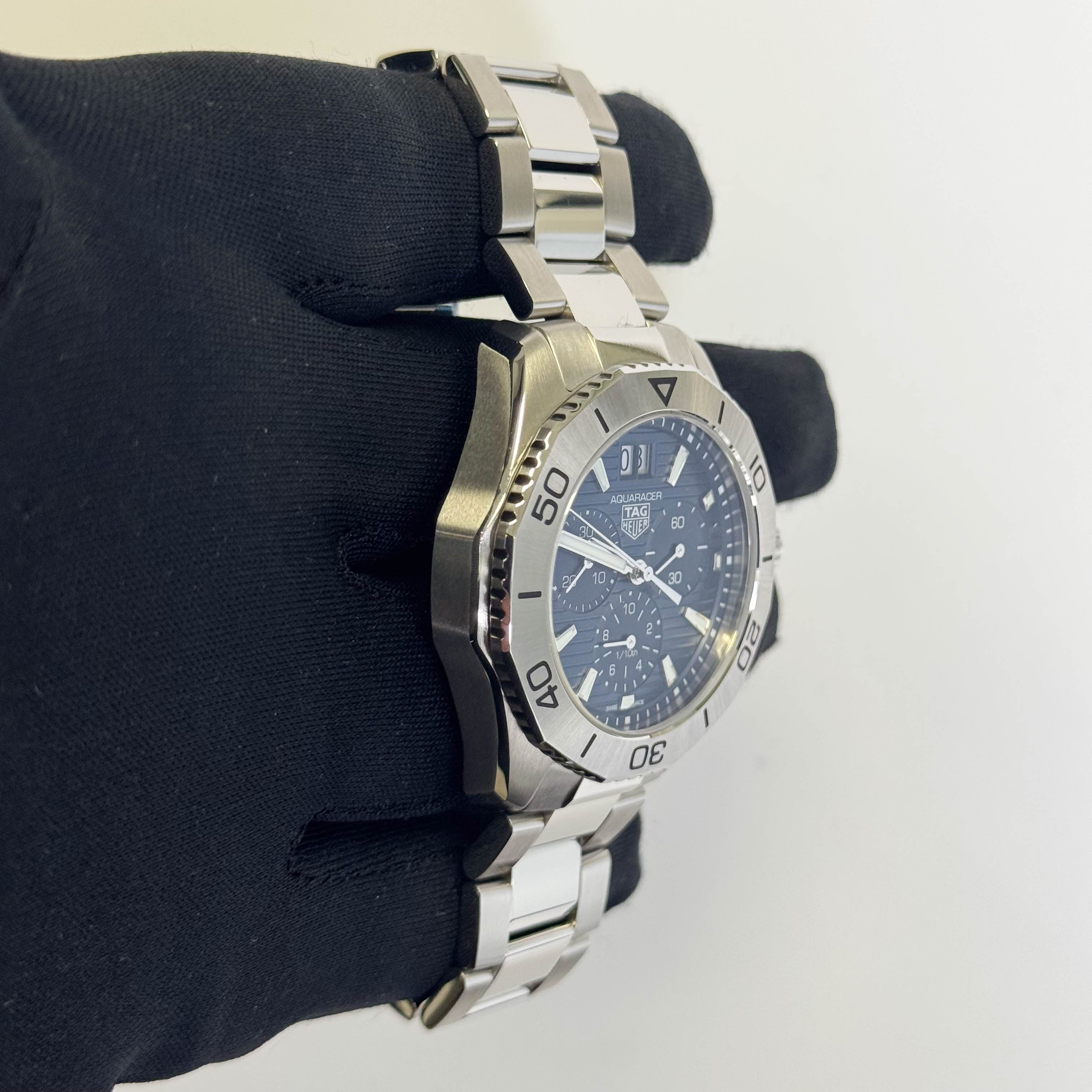 Tag Heuer Aquaracer 40mm Blue Dial Watch Ref# CBP1113.BA0627 - Happy Jewelers Fine Jewelry Lifetime Warranty