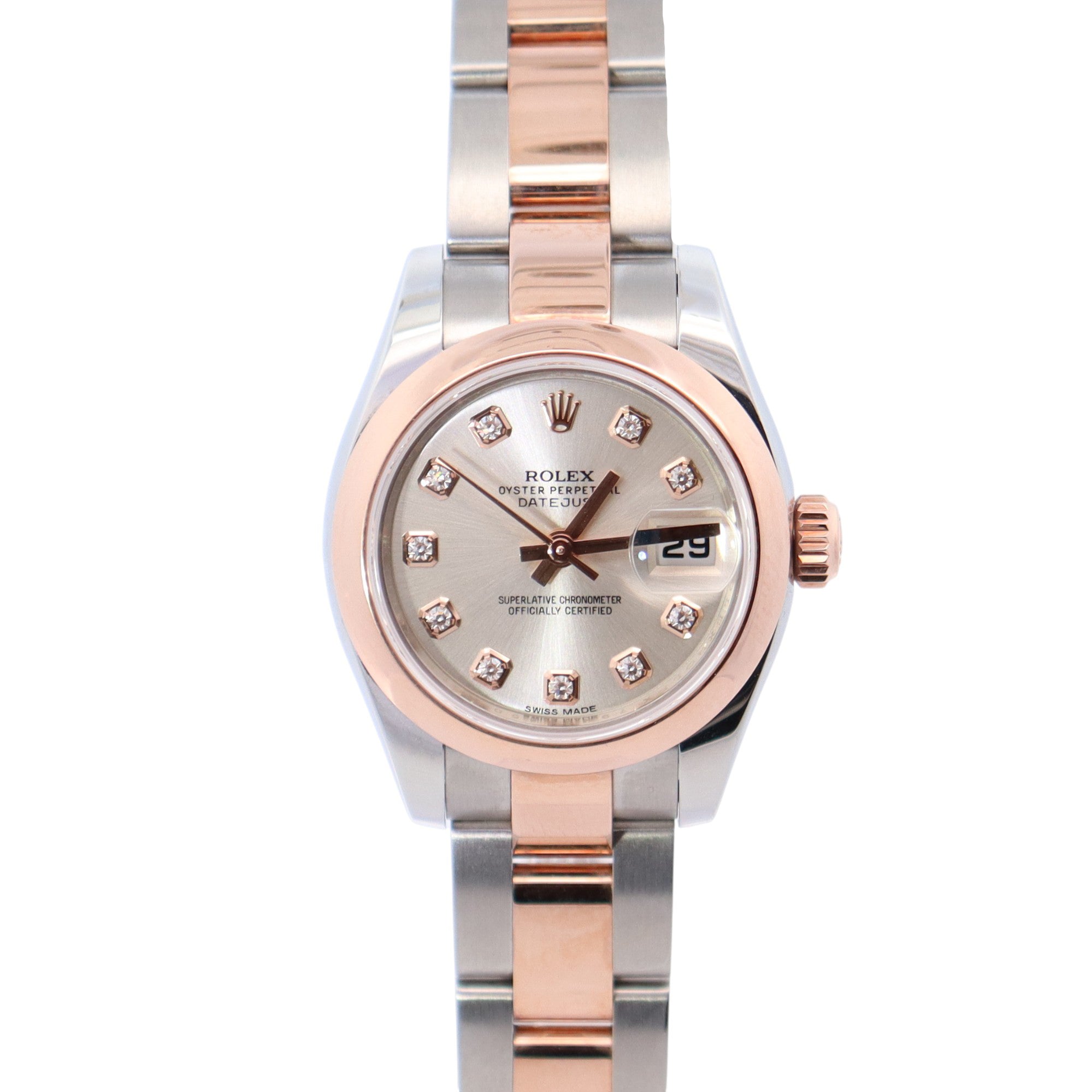 Rolex Datejust 26mm Silver Dial Watch Ref# 179161 - Happy Jewelers Fine Jewelry Lifetime Warranty