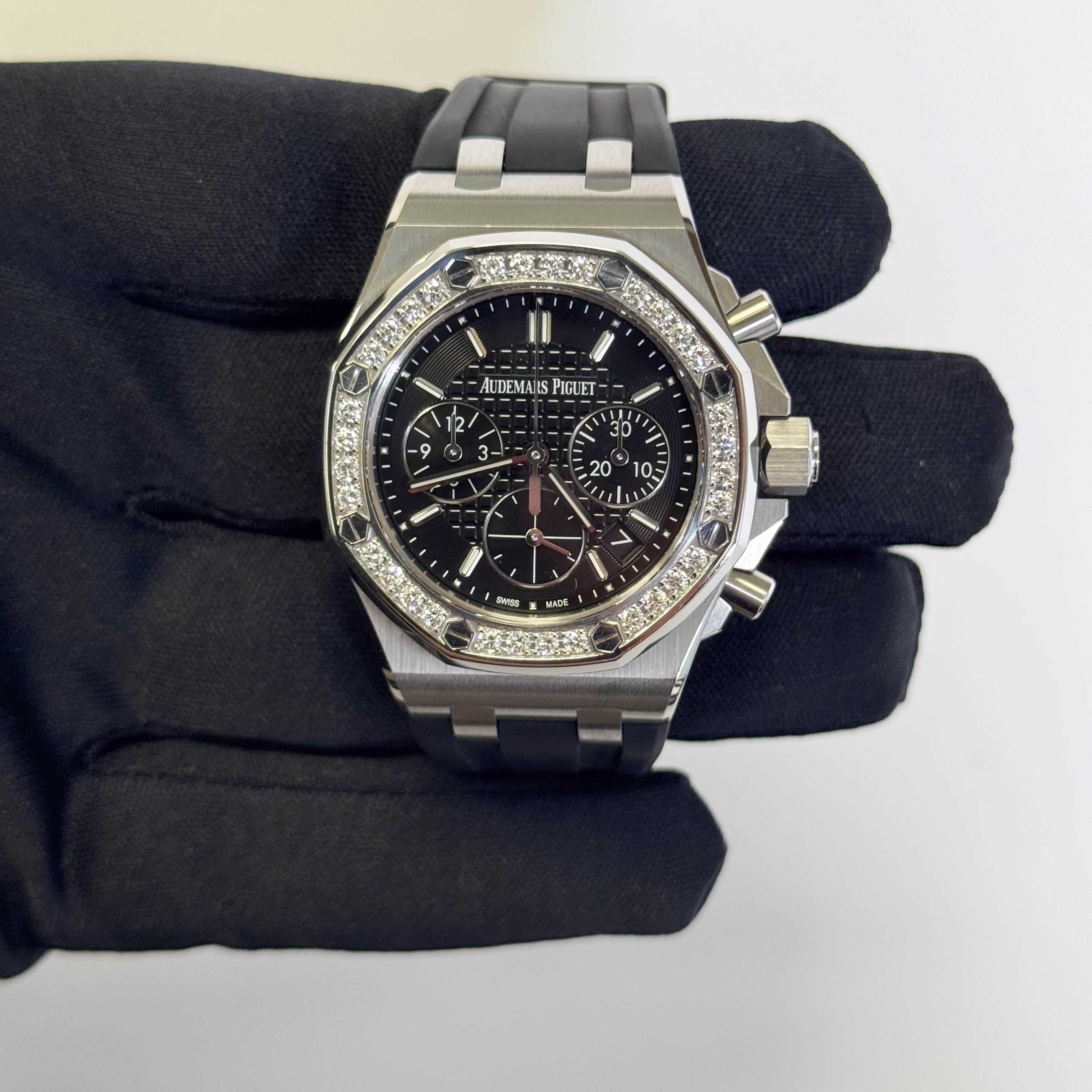 Audemars Piguet Royal Oak 37mm Black Dial Watch Ref# 26231ST.ZZ.D002CA.01