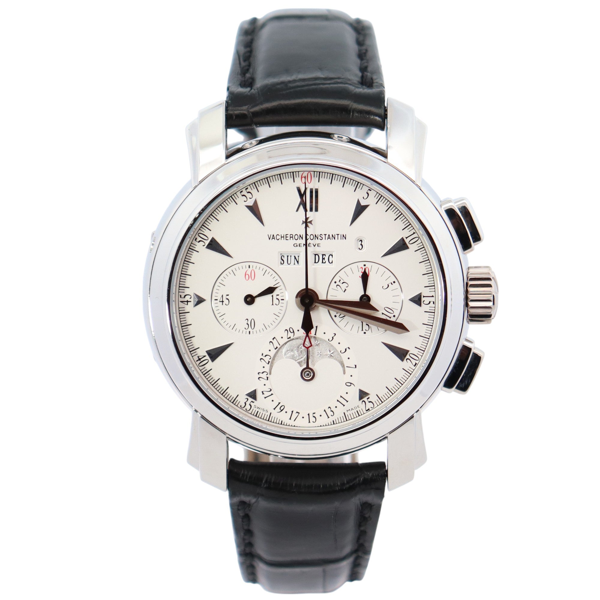 Vacheron Constantin Malte 39mm White Dial Watch Ref# 47112/000P - Happy Jewelers Fine Jewelry Lifetime Warranty