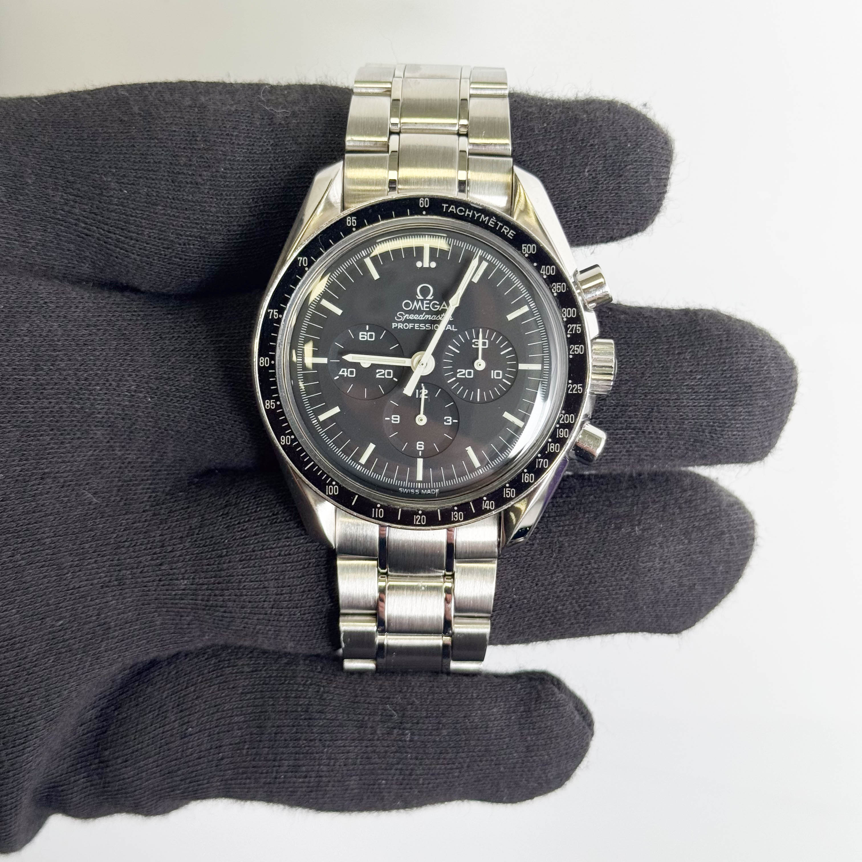 Omega Speedmaster Moon 41mm Black Dial Watch Ref# 3572.50