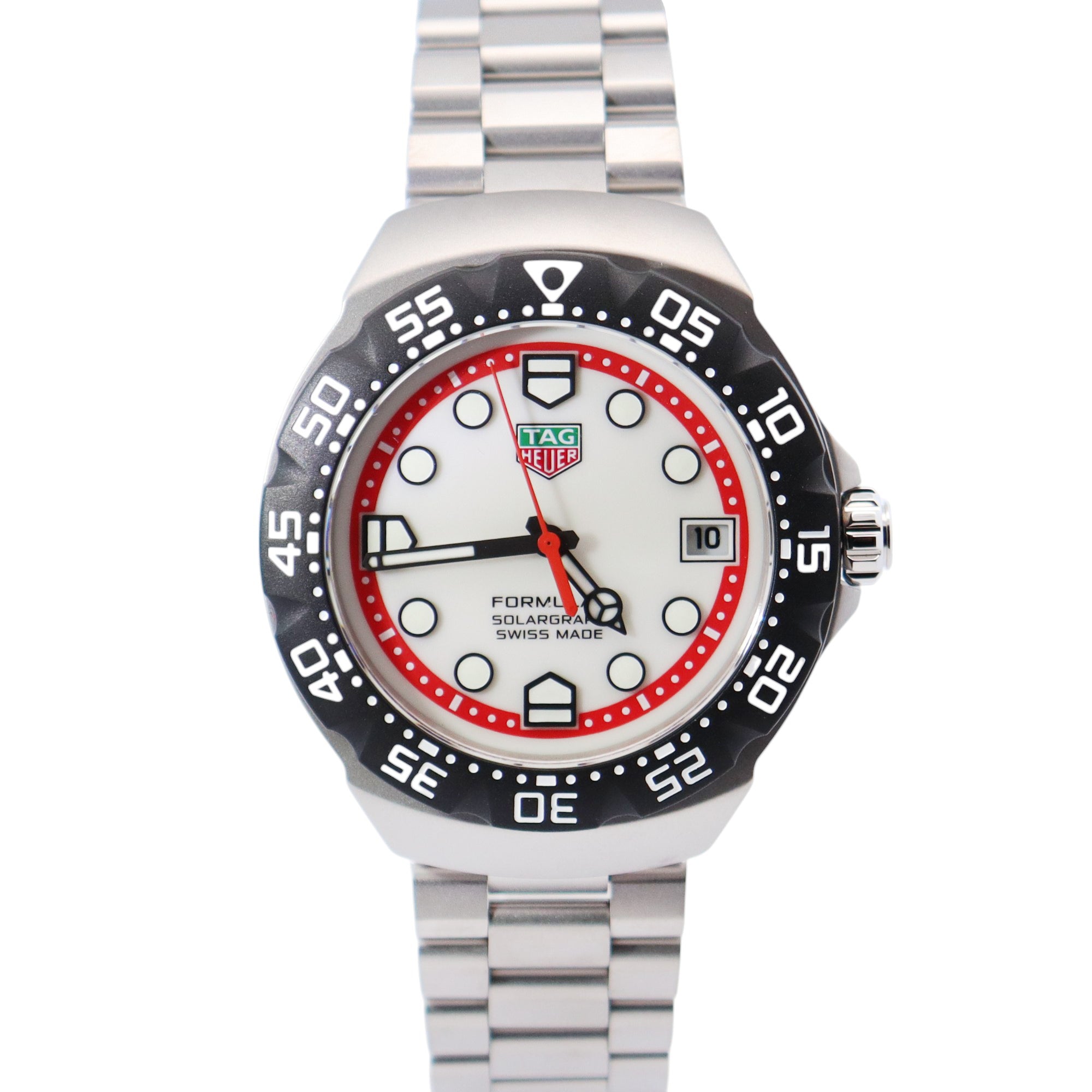 Tag Heuer Formula 1 38mm White Dial Watch Ref# WBY1111 - Happy Jewelers Fine Jewelry Lifetime Warranty
