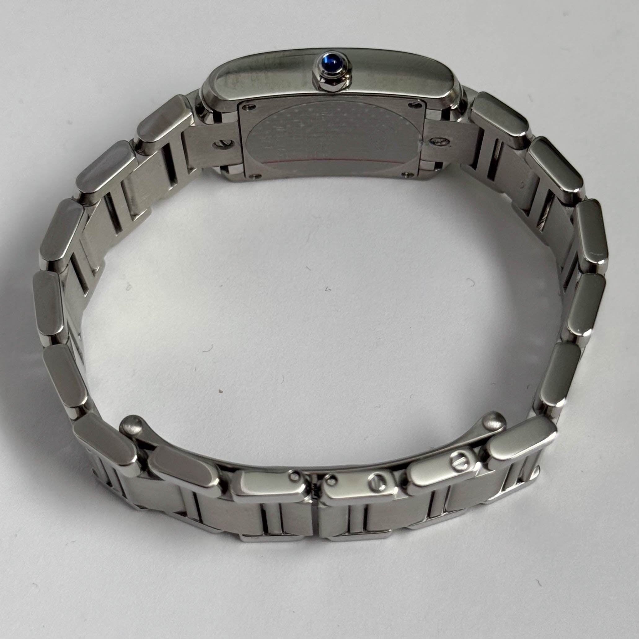 Cartier Tank 20mm Ivory Dial Watch Ref# W51008Q3