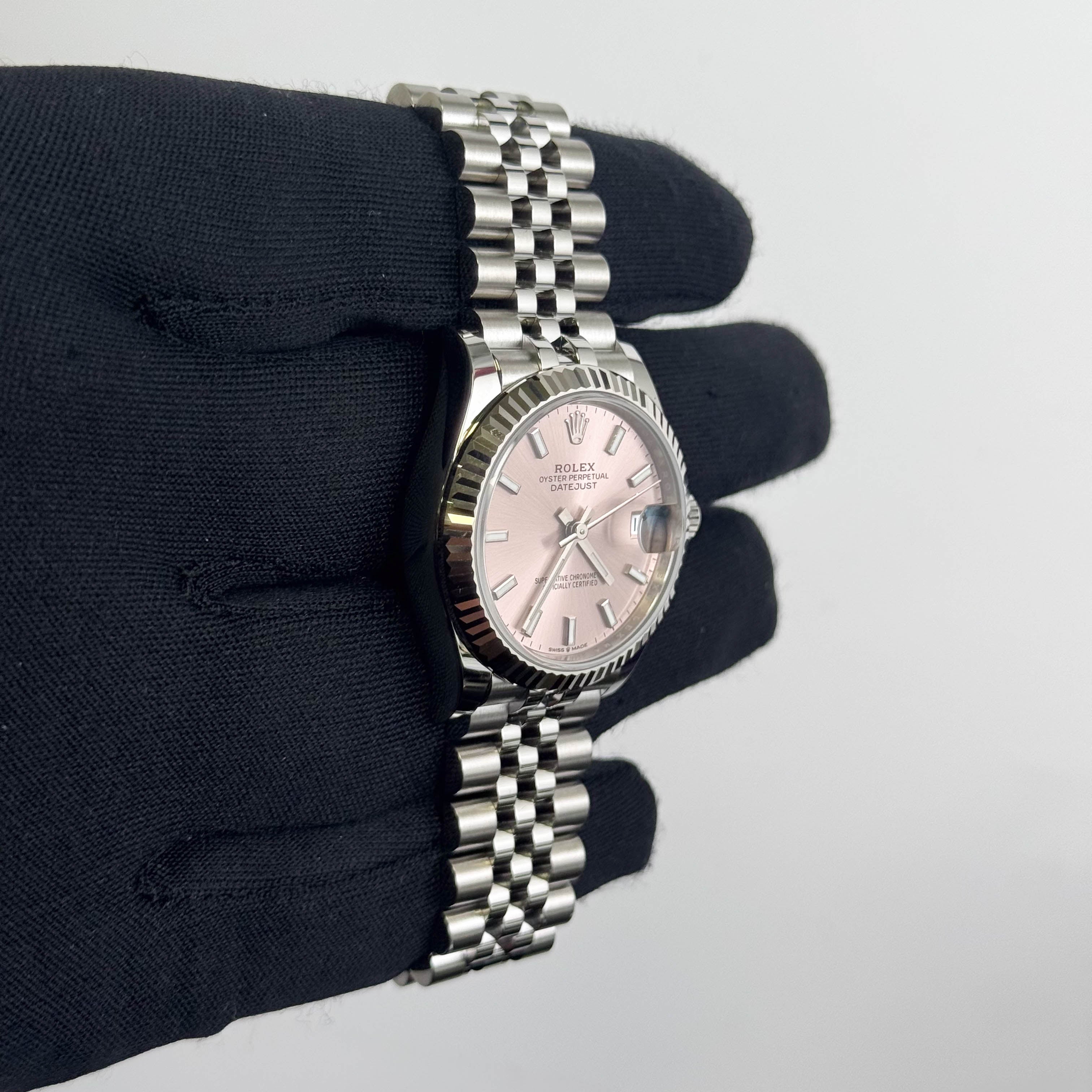 Rolex Datejust 31mm Pink Dial Watch Ref# 278274 - Happy Jewelers Fine Jewelry Lifetime Warranty