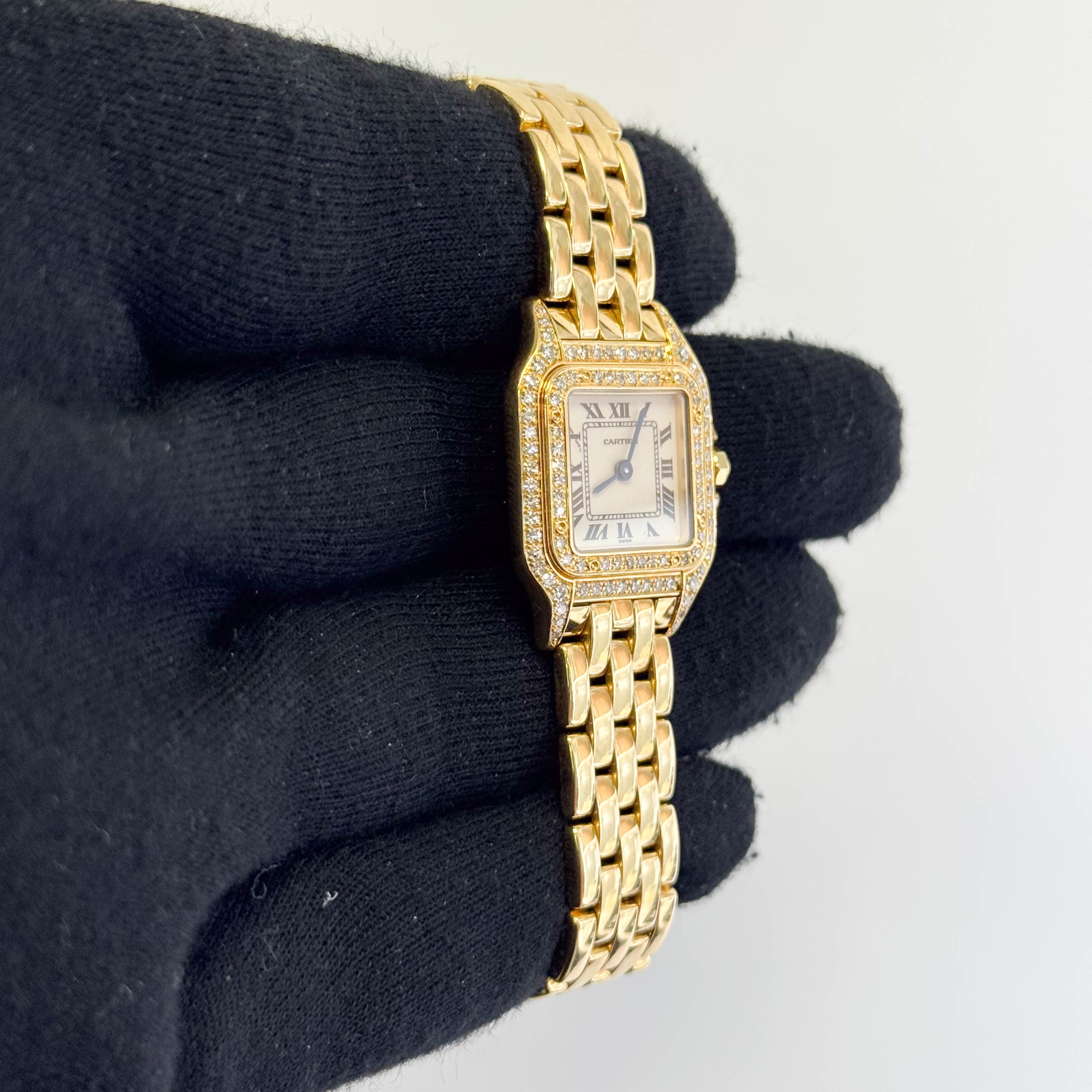 Cartier Panthere 22 x 30mm Ivory Dial Watch Ref# W25022B9 - Happy Jewelers Fine Jewelry Lifetime Warranty