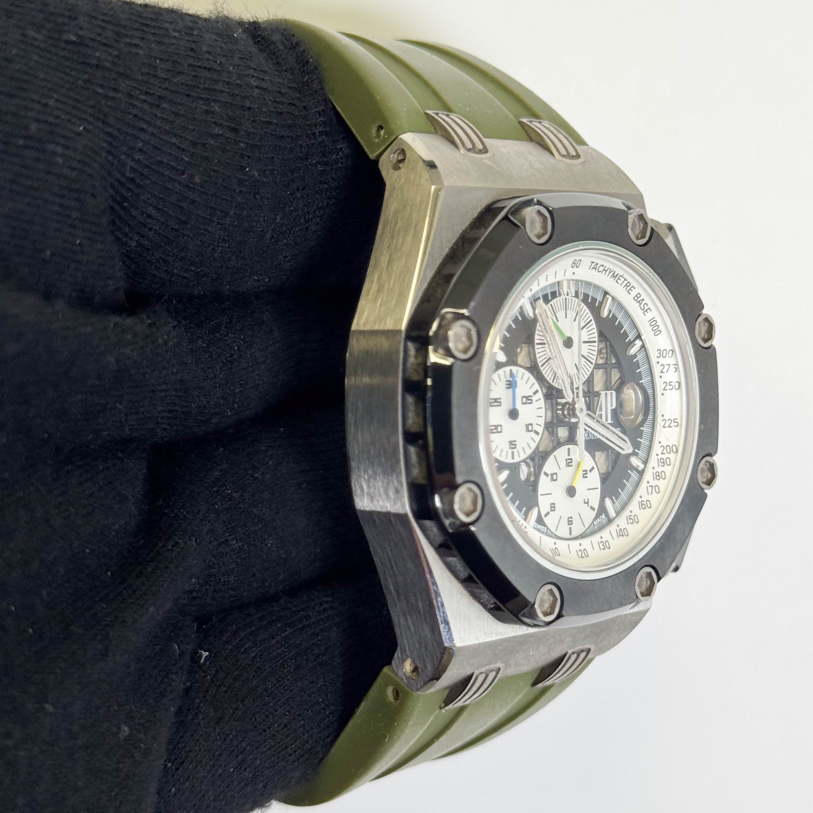 Audemars Piguet Royal Oak 44mm Openwork Dial Watch Ref# 26078IO.OO.D001VS.01 - Happy Jewelers Fine Jewelry Lifetime Warranty