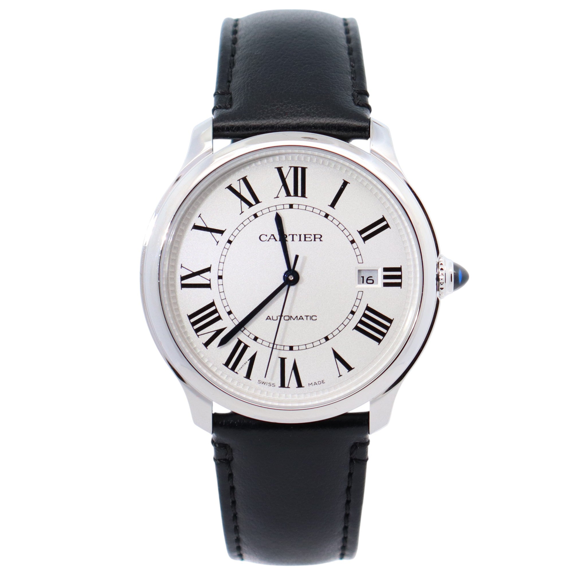 Cartier Ronde 40mm Silver Dial Watch Ref# WSRN0032 - Happy Jewelers Fine Jewelry Lifetime Warranty