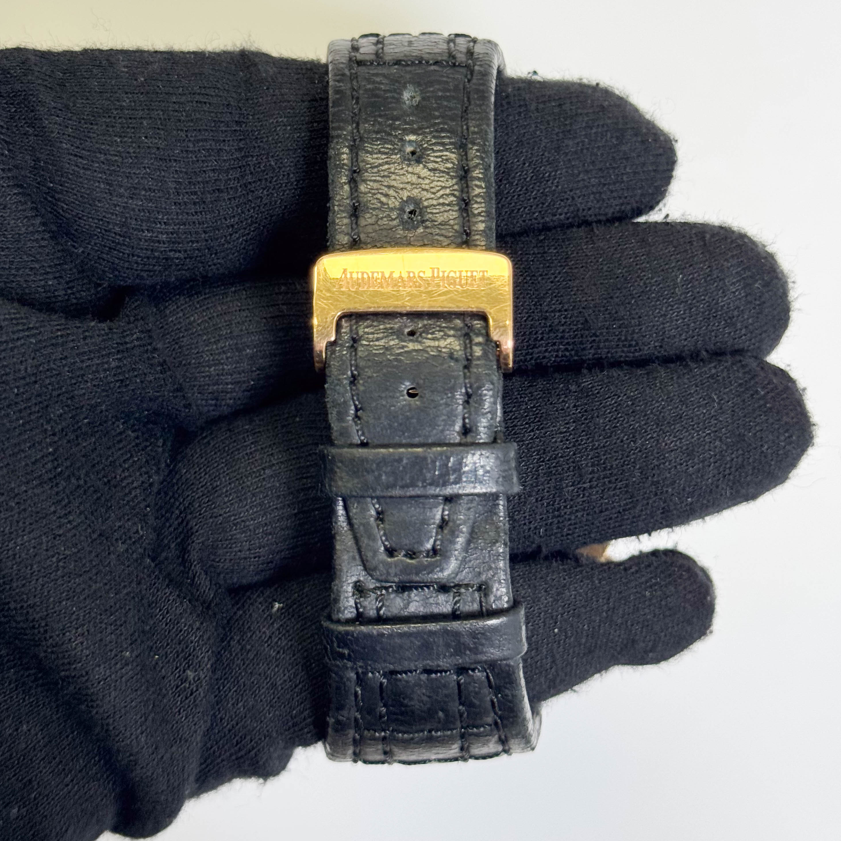 Audemars Piguet Royal Oak 42mm Black Dial Watch Ref# 26030RO.OO.D001IN.01 - Happy Jewelers Fine Jewelry Lifetime Warranty