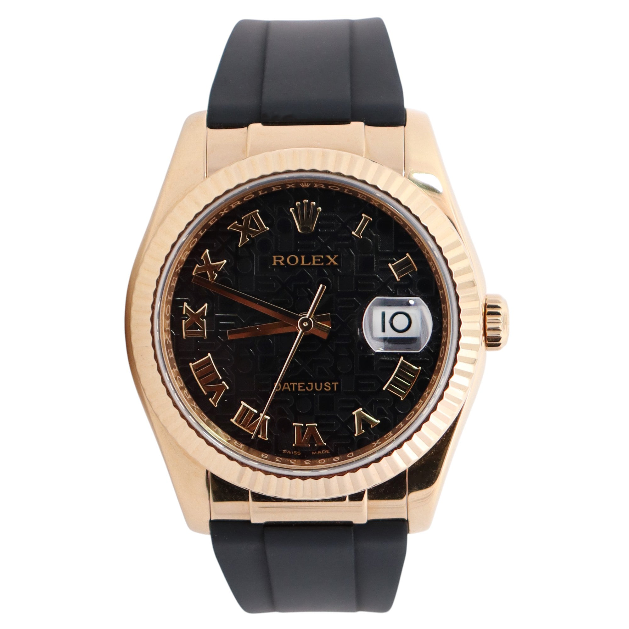 Rolex Datejust 36mm Black Dial Watch Ref# 116138 - Happy Jewelers Fine Jewelry Lifetime Warranty