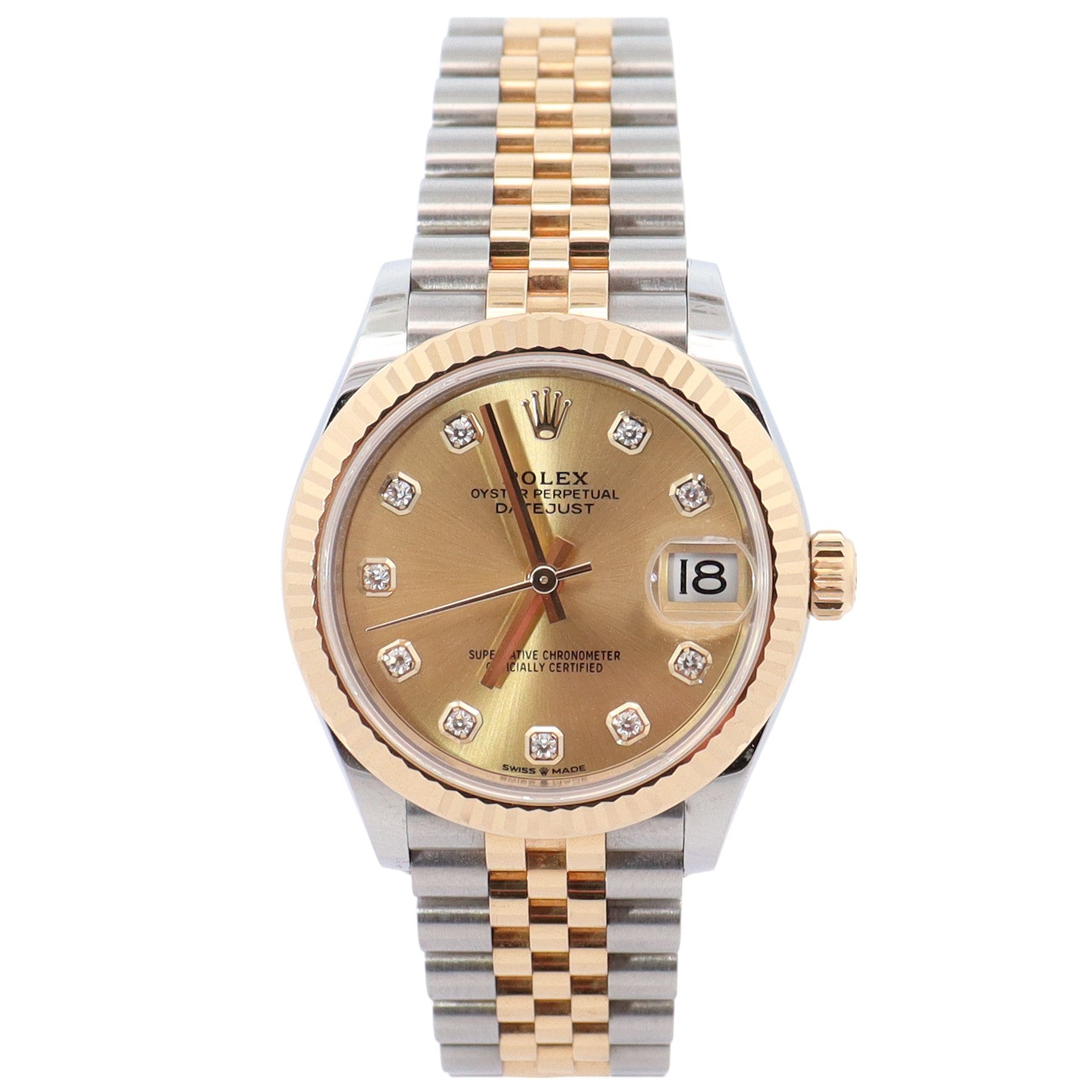 Rolex Datejust 31mm Champagne Dial Watch Ref# 278273 - Happy Jewelers Fine Jewelry Lifetime Warranty