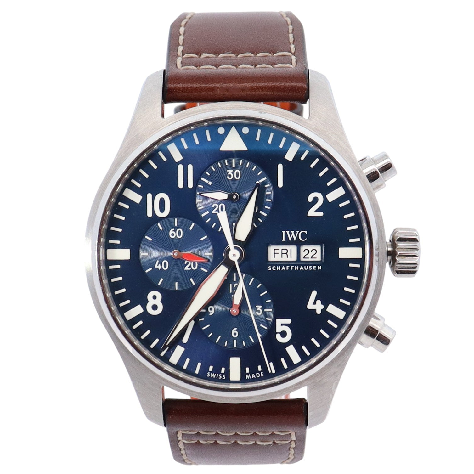 IWC Pilots 43mm Blue Dial Watch Ref# IW377714 - Happy Jewelers Fine Jewelry Lifetime Warranty