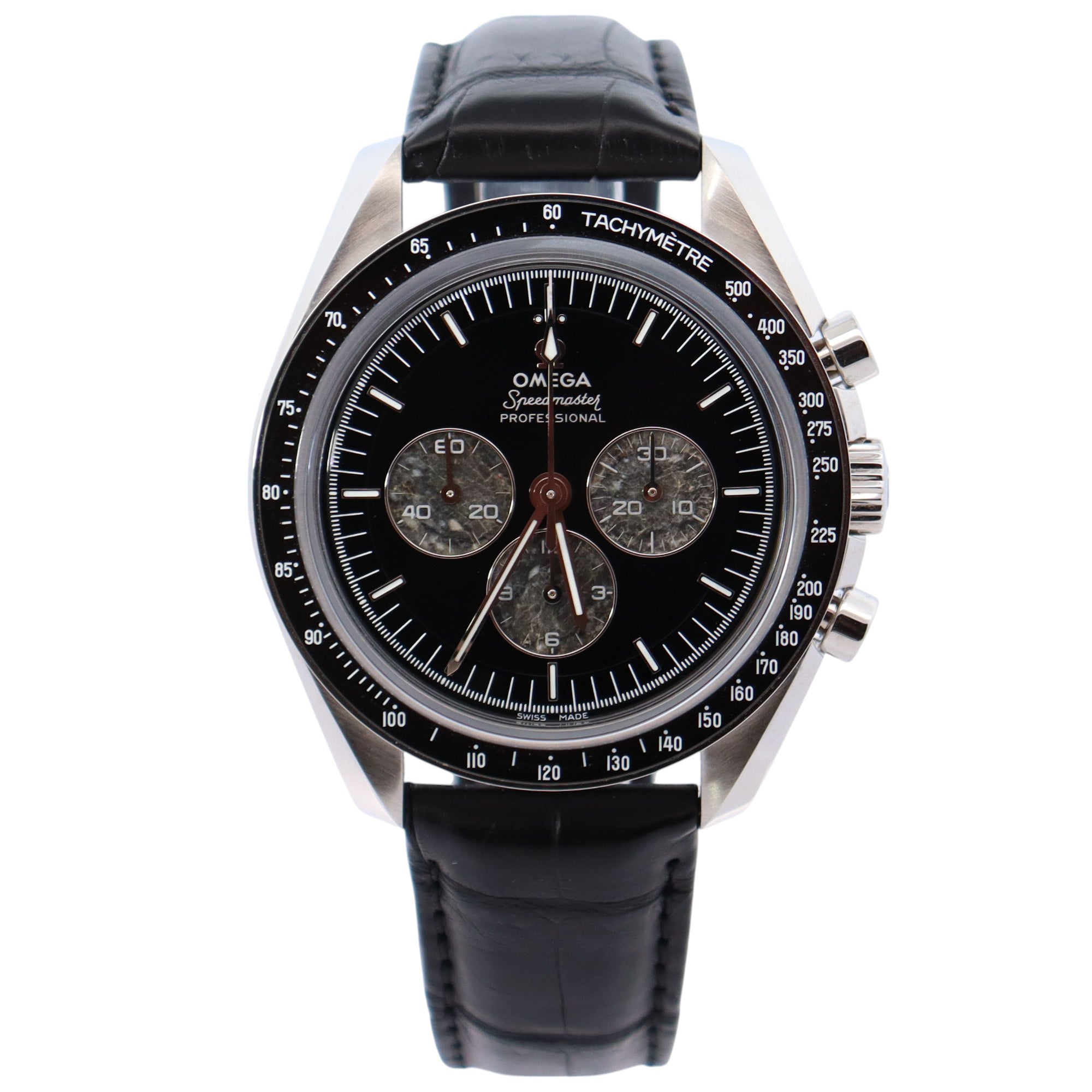 Omega Speedmaster 42mm Black/Meteorite Dial Watch Ref# 311.93.42.30.99.001 - Happy Jewelers Fine Jewelry Lifetime Warranty