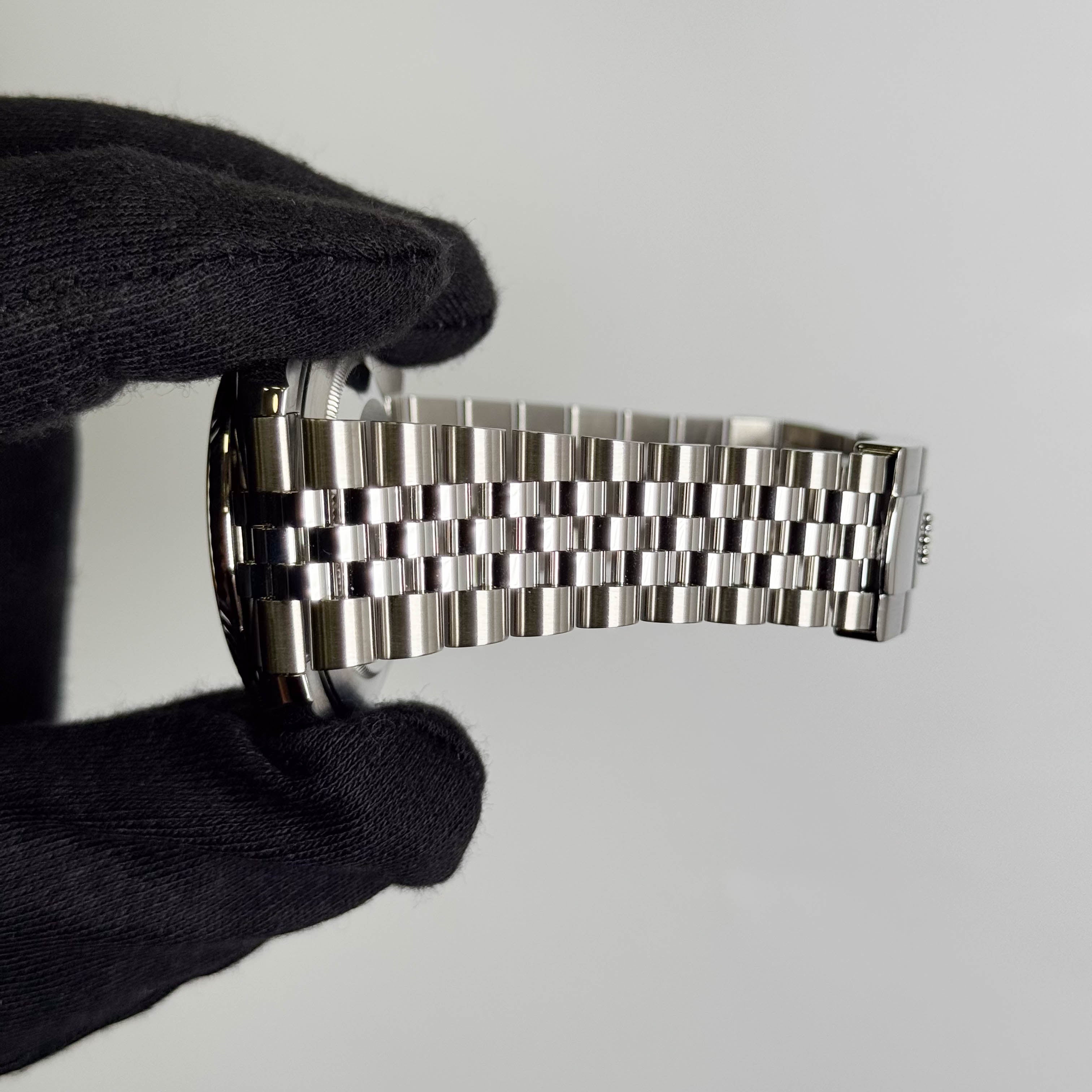 Rolex Datejust 41mm Rhodium Dial Watch Ref# 126334