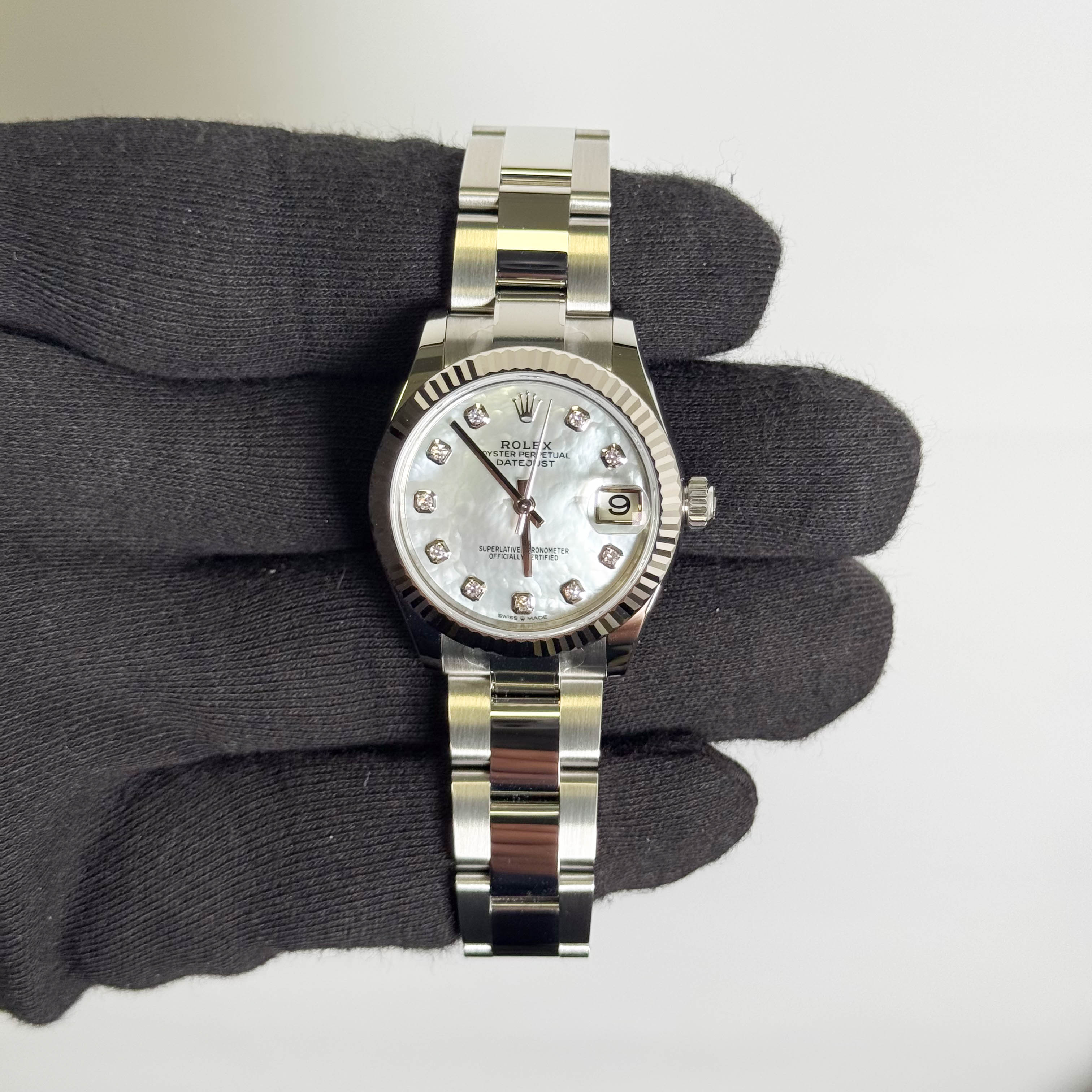 Rolex Datejust 31mm Pink Dial Watch Ref# 278274