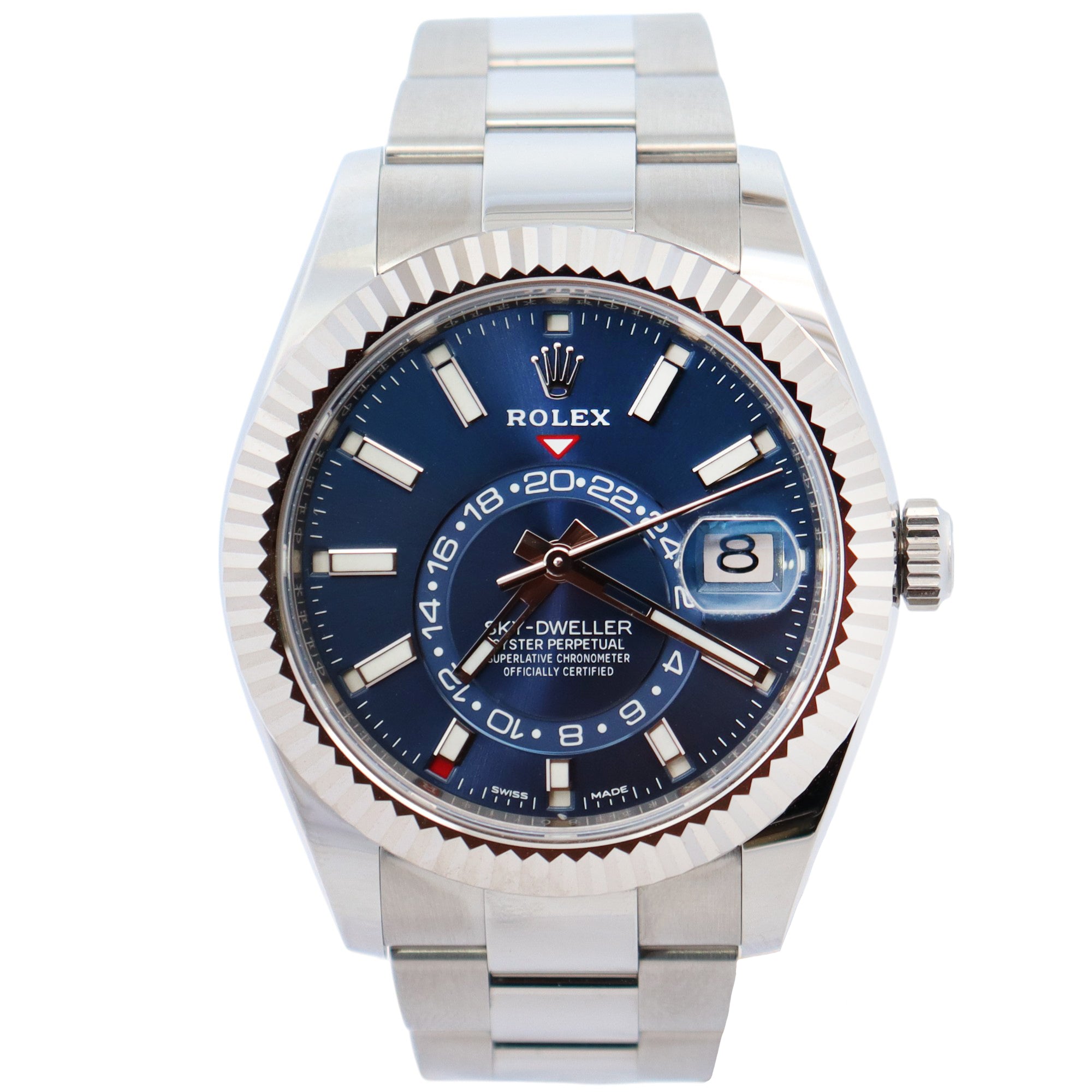 Rolex Sky-Dweller 42mm Blue Dial Watch Ref# 326934 - Happy Jewelers Fine Jewelry Lifetime Warranty