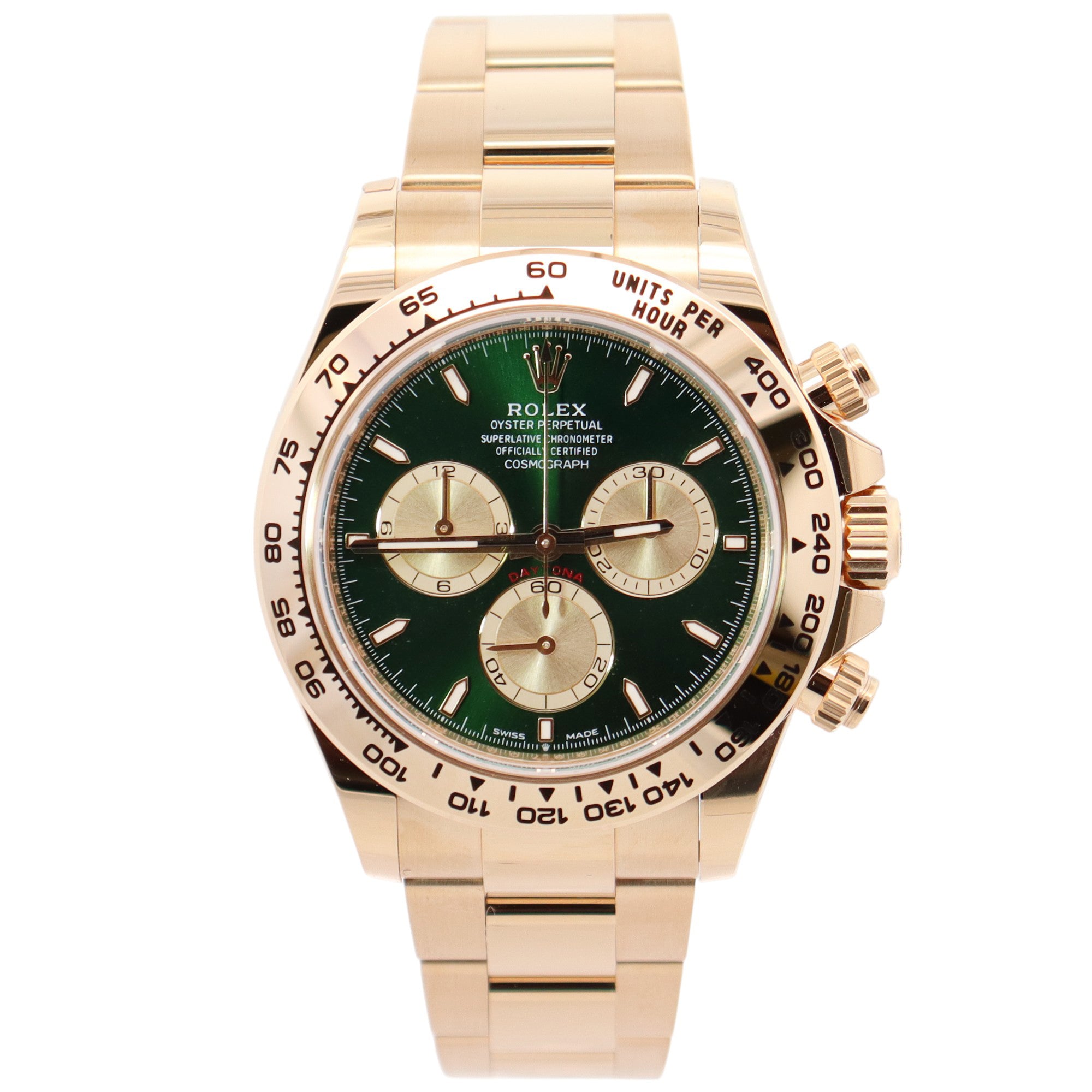 Rolex Daytona 40mm Green Dial Watch Ref# 126508 - Happy Jewelers Fine Jewelry Lifetime Warranty
