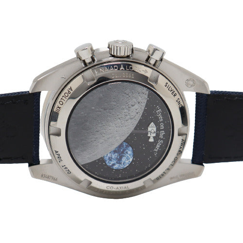 Omega Men's Speedmaster Stainless Steel 42mm White Chronograph Dial Watch Reference #310.32.42.50.02.001 - Happy Jewelers Fine Jewelry Lifetime Warranty