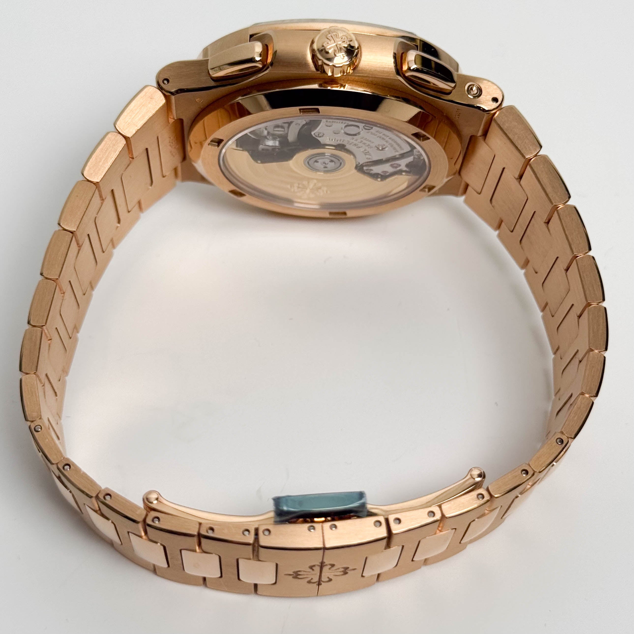 Patek Philippe Nautilus 40.5mm Blue Stick Dial Watch Ref# 5990/1R-001 - Happy Jewelers Fine Jewelry Lifetime Warranty