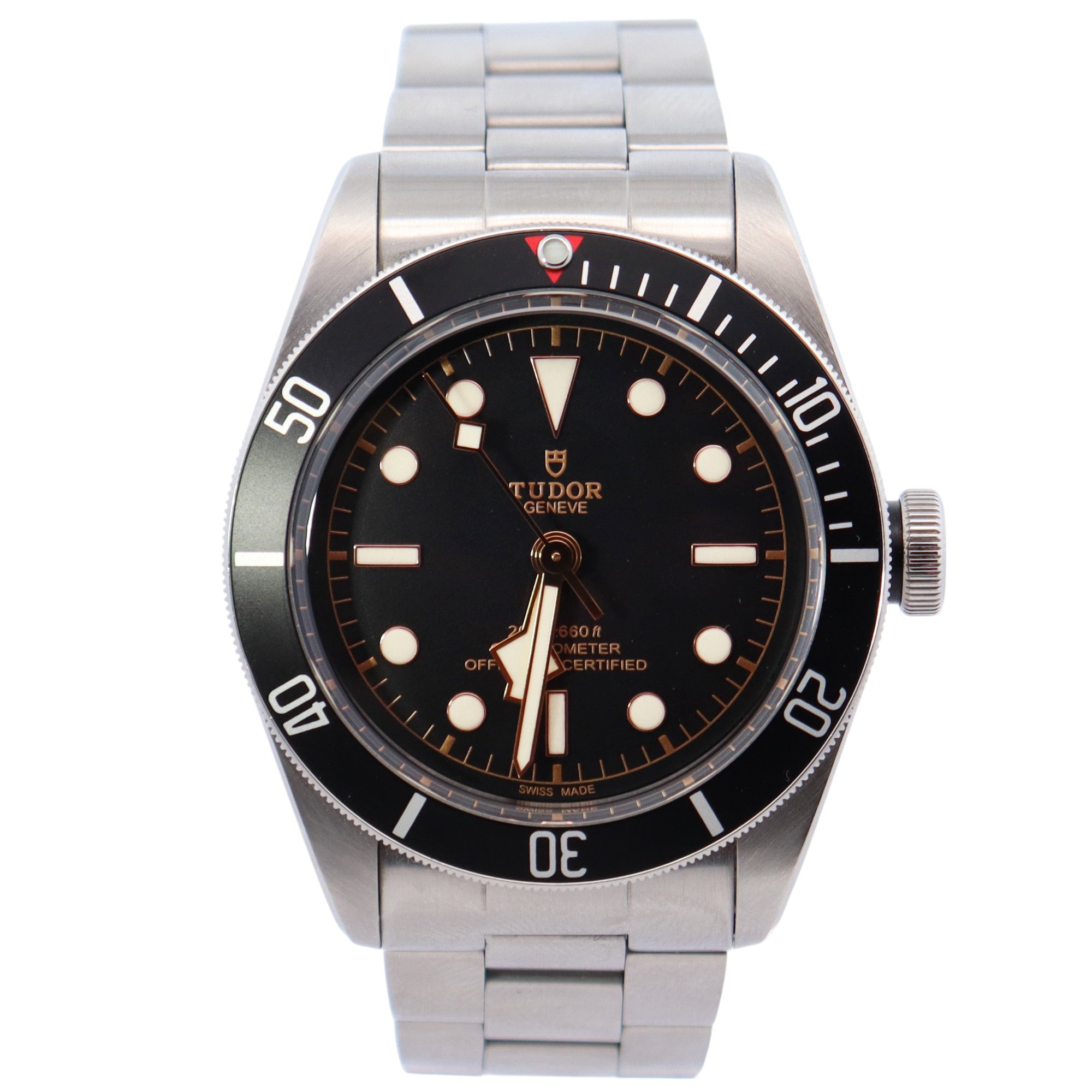 Tudor Black Bay 41mm Black Dial Watch Ref# 79230N - Happy Jewelers Fine Jewelry Lifetime Warranty