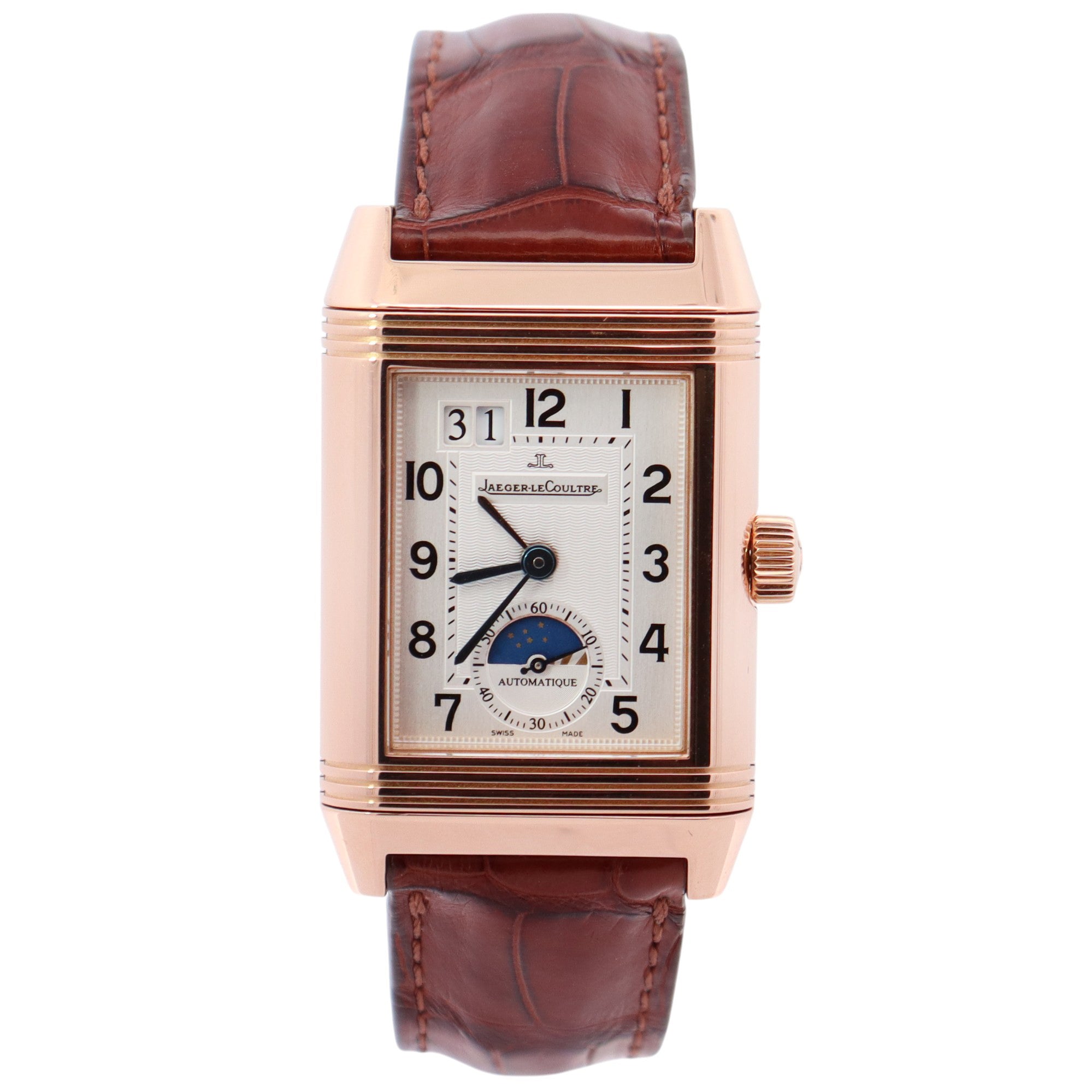 Jaeger-LeCoultre Reverso 29mm Silver Dial Watch Ref# Q3032420 - Happy Jewelers Fine Jewelry Lifetime Warranty