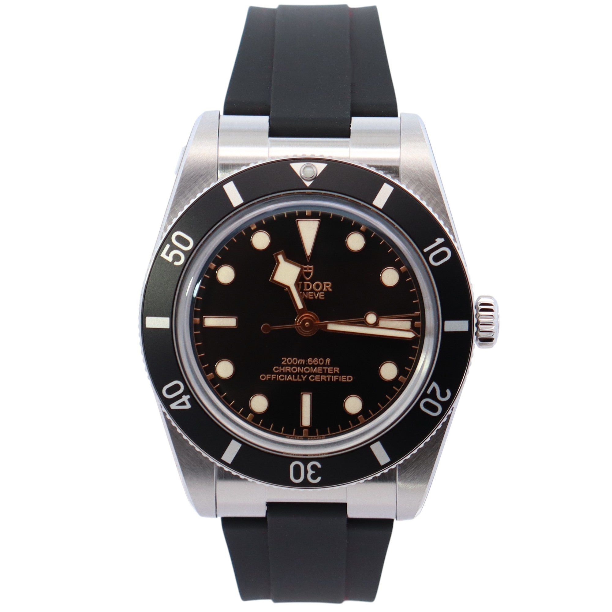 Tudor Black Bay 37mm Black Dial Watch Ref# 79000N - Happy Jewelers Fine Jewelry Lifetime Warranty