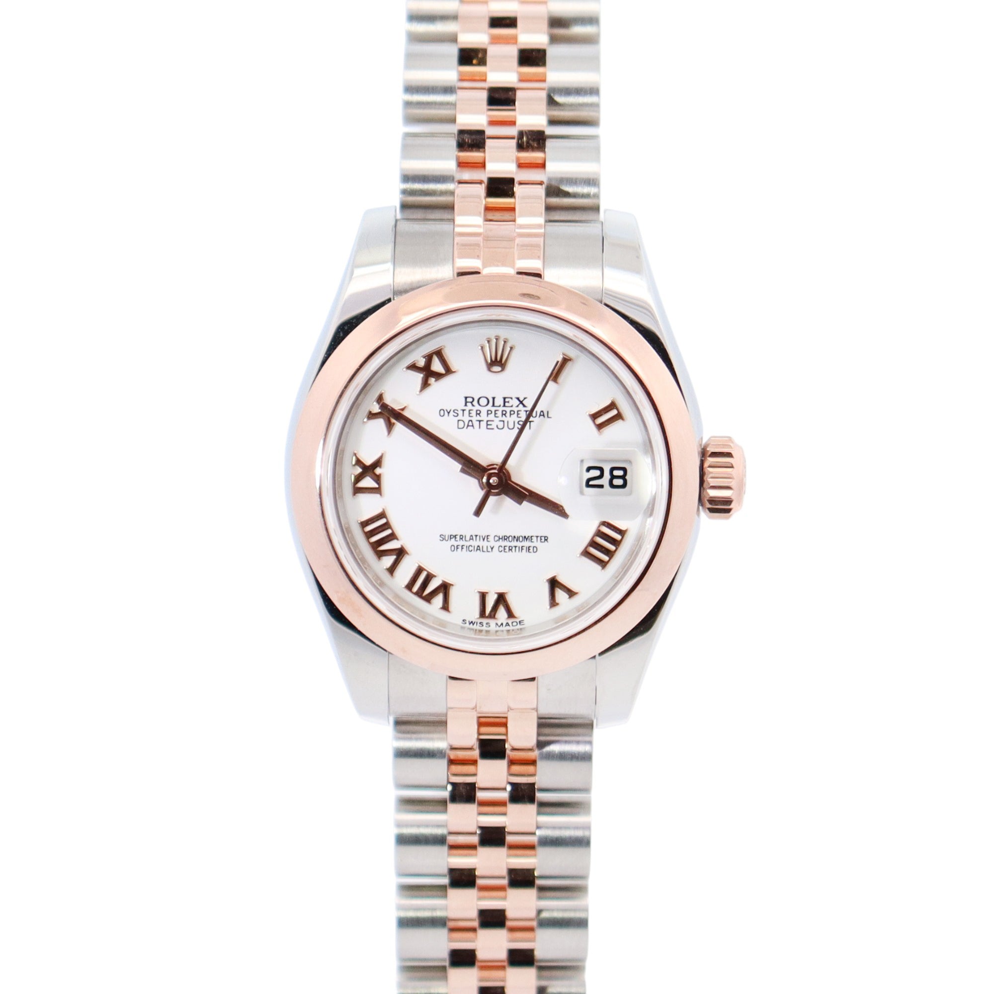 Rolex Datejust 26mm White Dial Watch Ref# 179161 - Happy Jewelers Fine Jewelry Lifetime Warranty