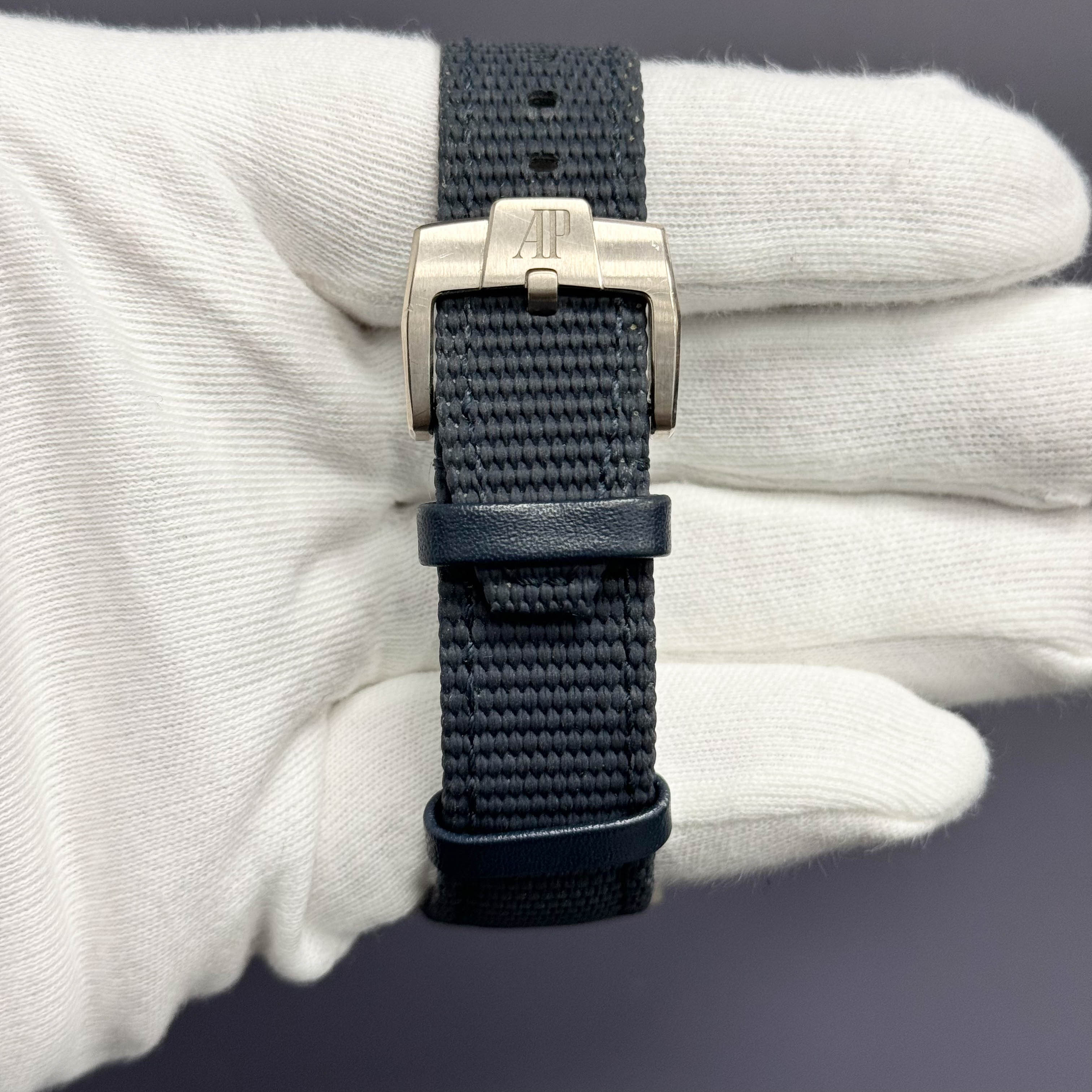 Audemars Piguet Code 11.59 41mm Blue Dial Watch Reference# 15210BC.OO.A321CR.01 - Happy Jewelers Fine Jewelry Lifetime Warranty