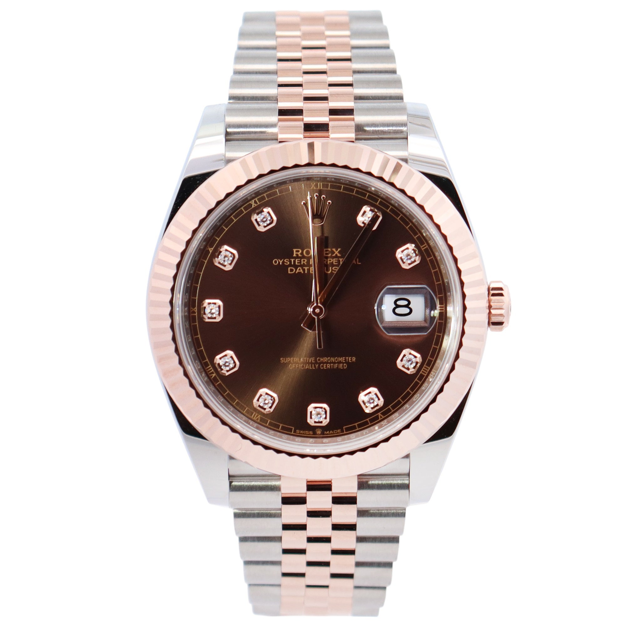 Rolex Datejust 41mm Chocolate Dial Watch Ref# 126331 - Happy Jewelers Fine Jewelry Lifetime Warranty