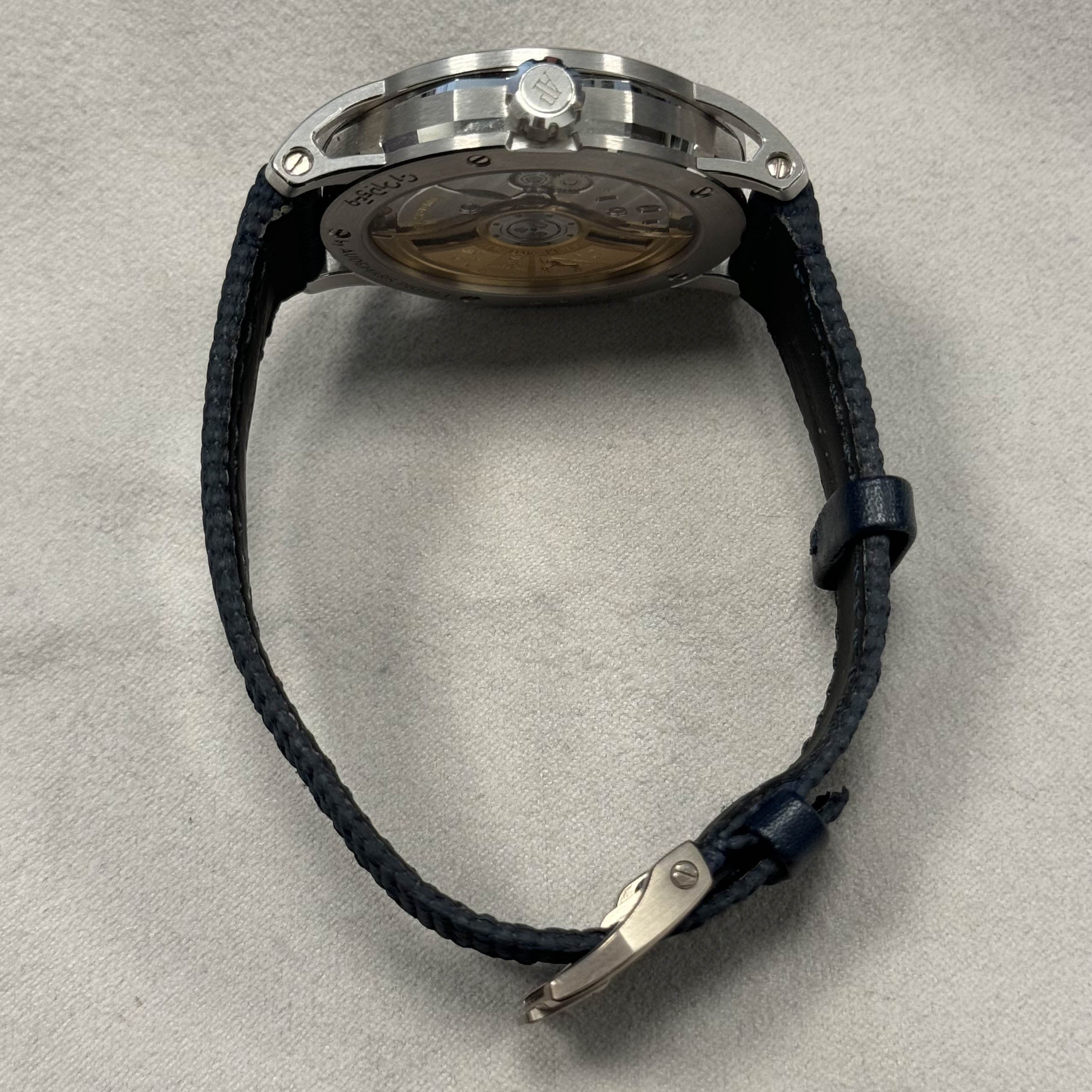 Audemars Piguet Code 11.59 41mm Blue Dial Watch Reference# 15210BC.OO.A321CR.01 - Happy Jewelers Fine Jewelry Lifetime Warranty