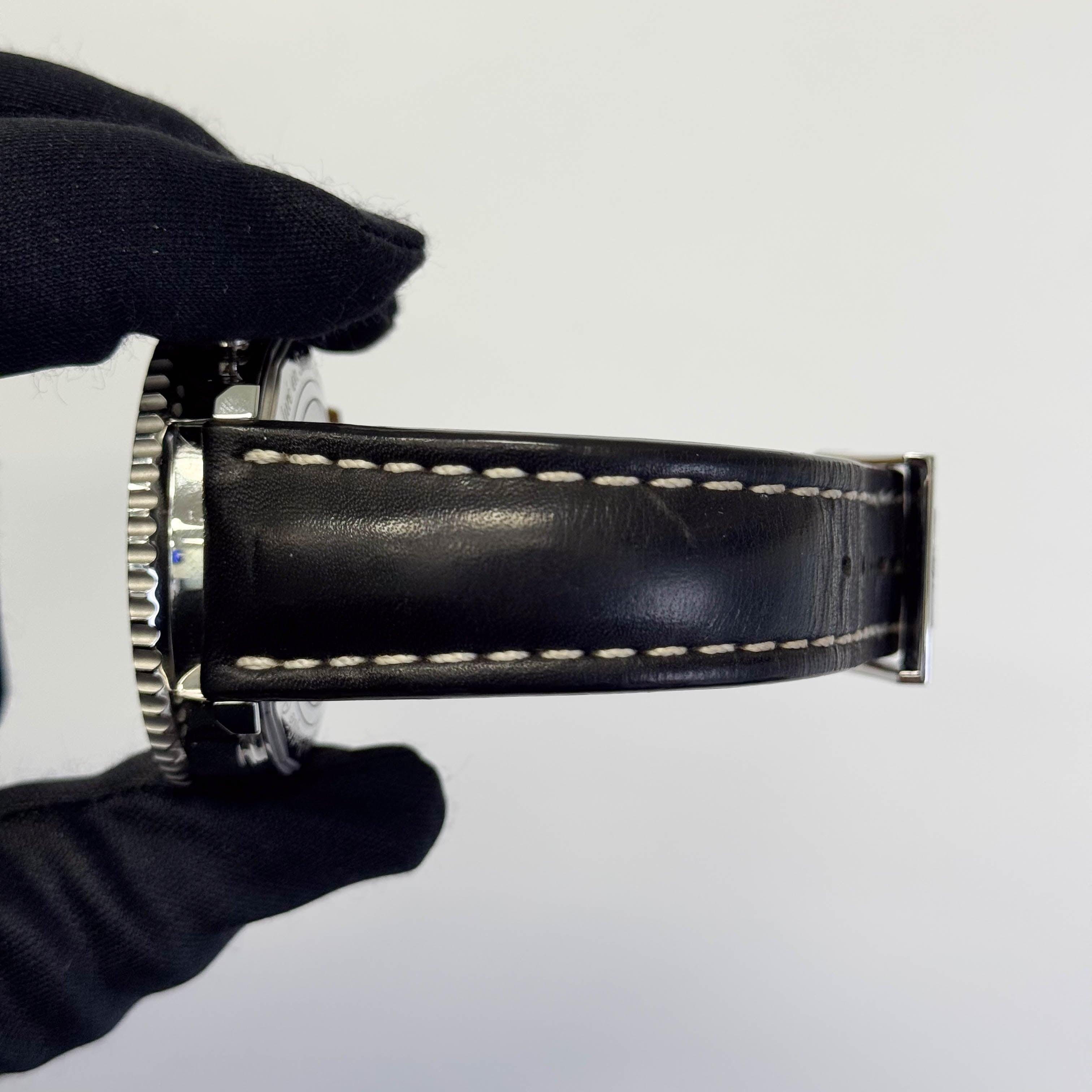 Breitling Navitimer 46mm Black Dial Watch Ref# AB0127 - Happy Jewelers Fine Jewelry Lifetime Warranty