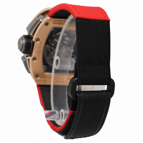 Richard Mille Men’s RM011 "Filipe Massa" Rose Gold 50mm x 40mm Skeleton Dial Watch Reference# RM011 - Happy Jewelers Fine Jewelry Lifetime Warranty