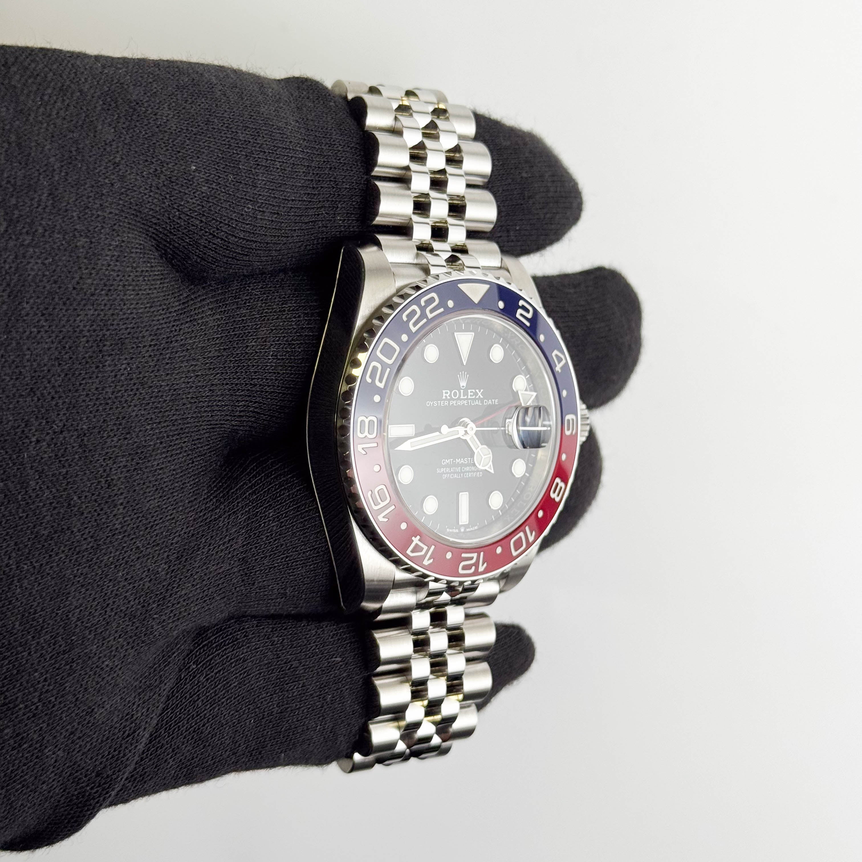 Rolex GMT Master II 40mm Black Dial Watch Ref# 126710BLRO