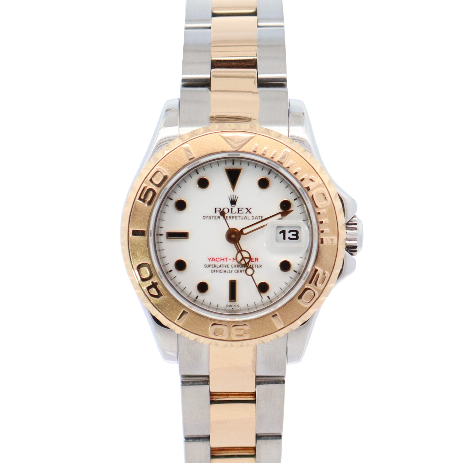 Rolex Yacht-Master 29mm White Dial Watch Ref# 169623 - Happy Jewelers Fine Jewelry Lifetime Warranty