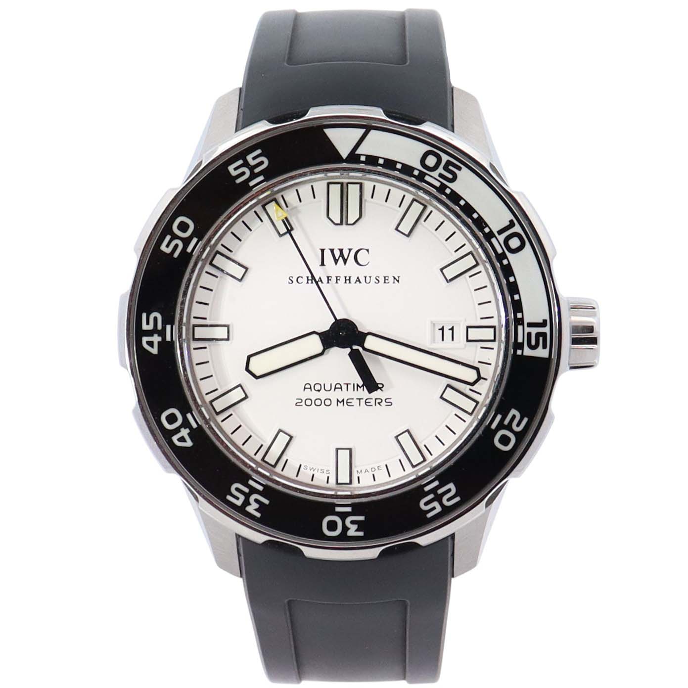 IWC Aquatimer 44mm White Dial Watch Ref# IW356806 - Happy Jewelers Fine Jewelry Lifetime Warranty