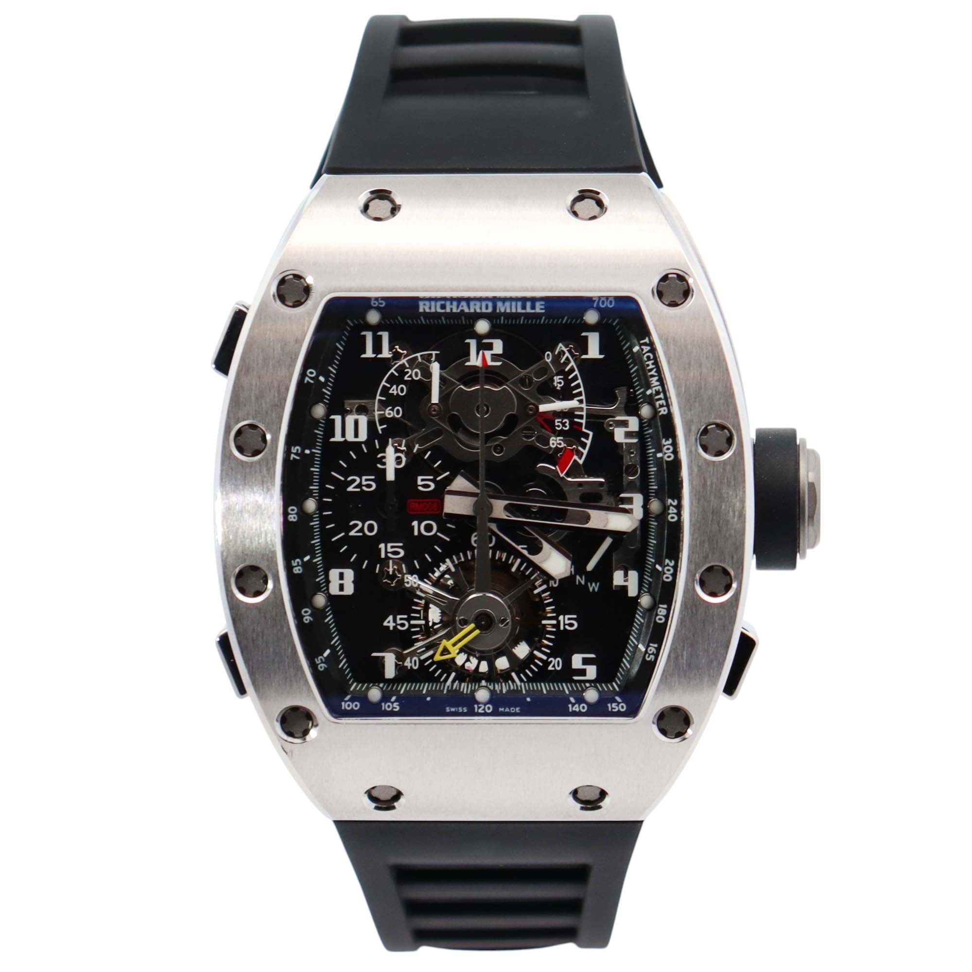 Richard Mille RM008 39mm Openwork Dial Watch Ref# RM008 - Happy Jewelers Fine Jewelry Lifetime Warranty