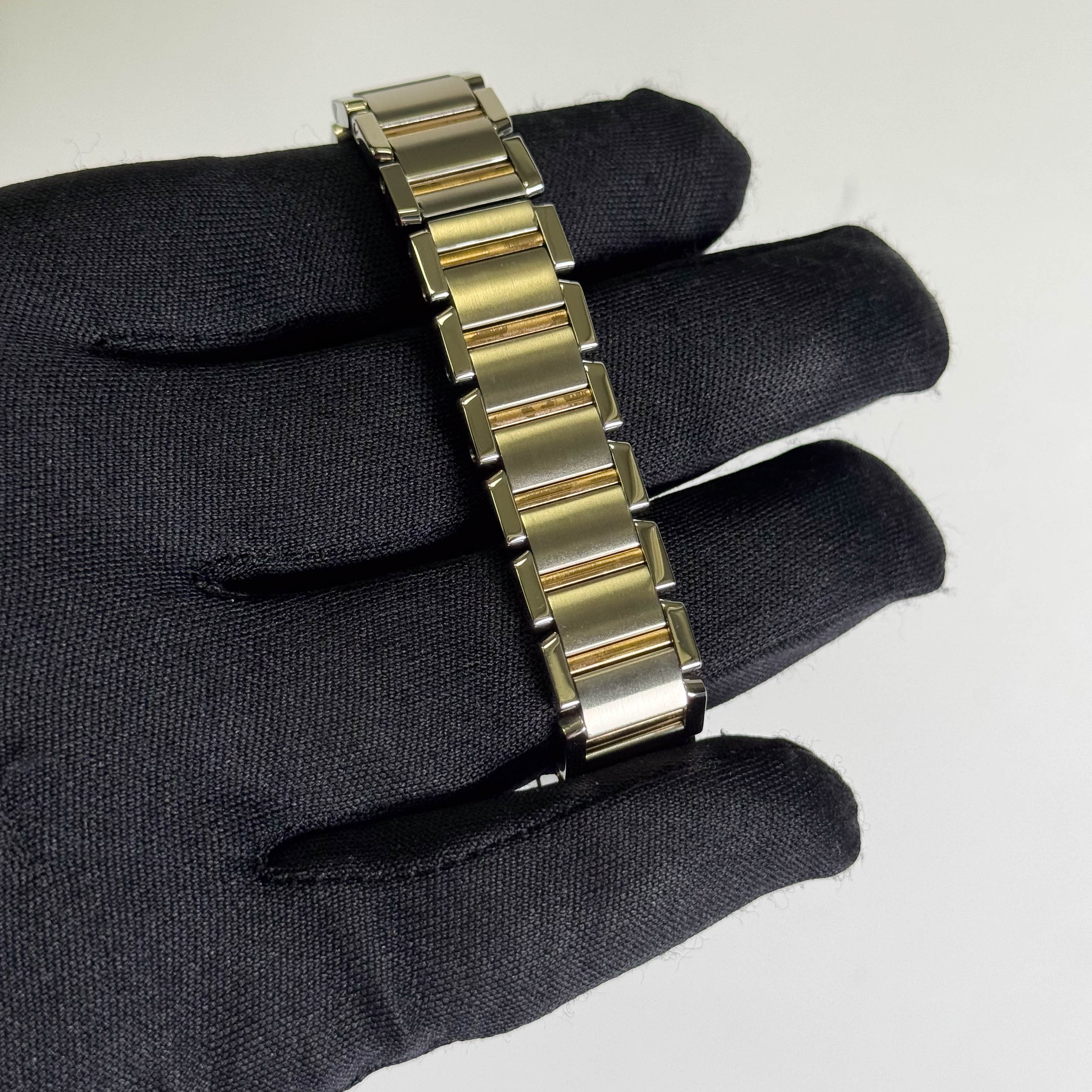 Cartier Tank 20mm Pink Dial Watch Ref# W51027Q4